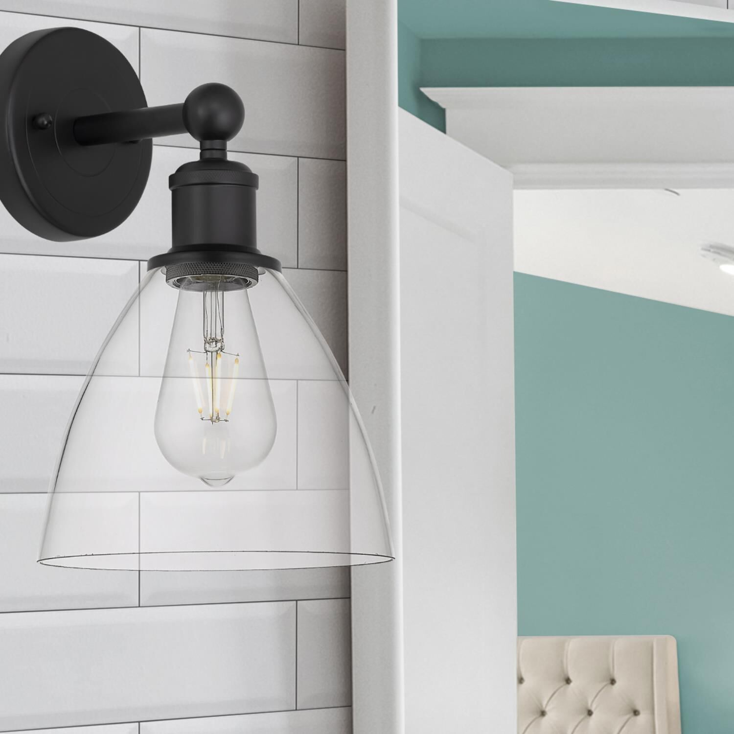 Innovations Lighting Bruno Marashlian Bristol Glass 12 Inch Wall Sconce