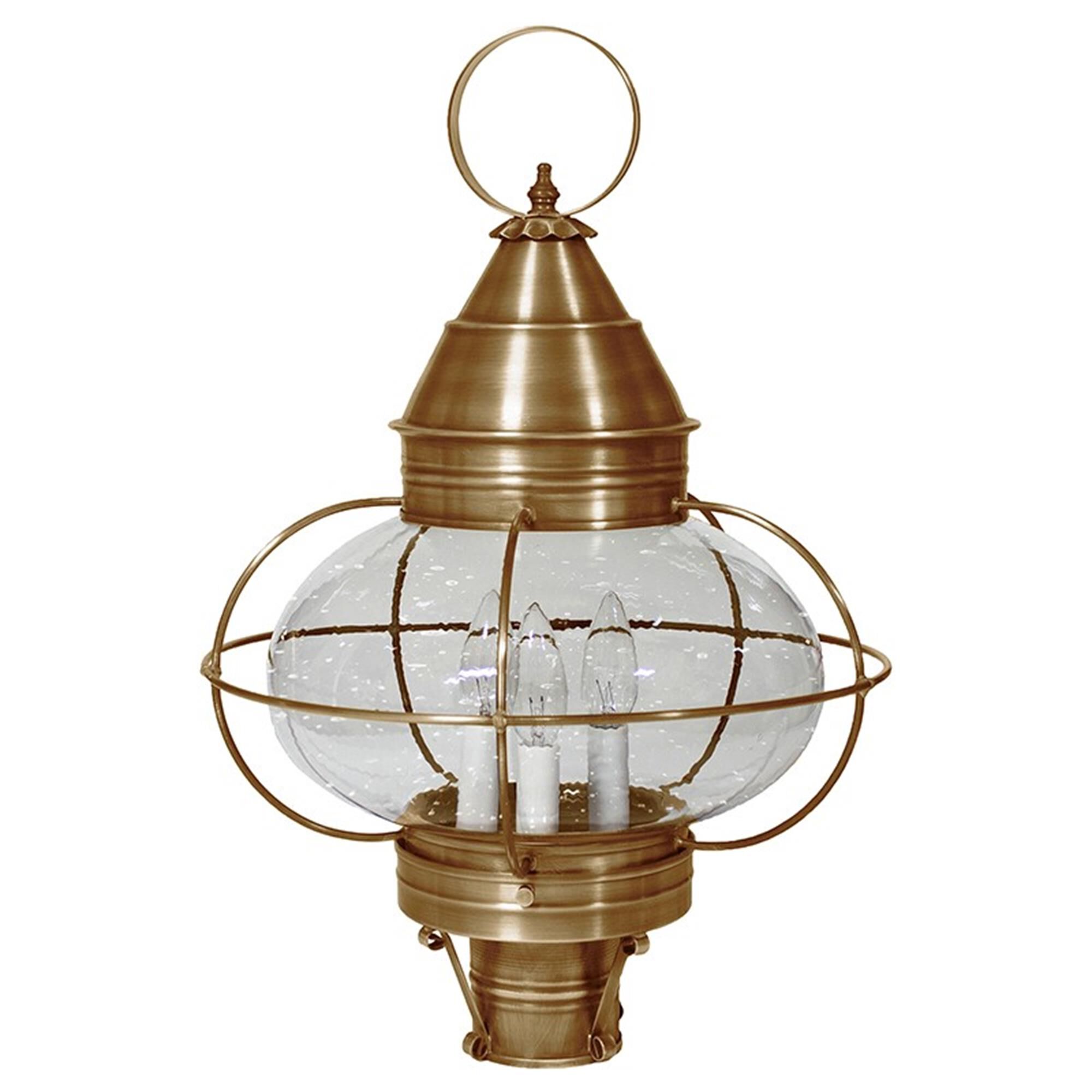 Onion 22 Inch 3 Light Outdoor Post Lamp,