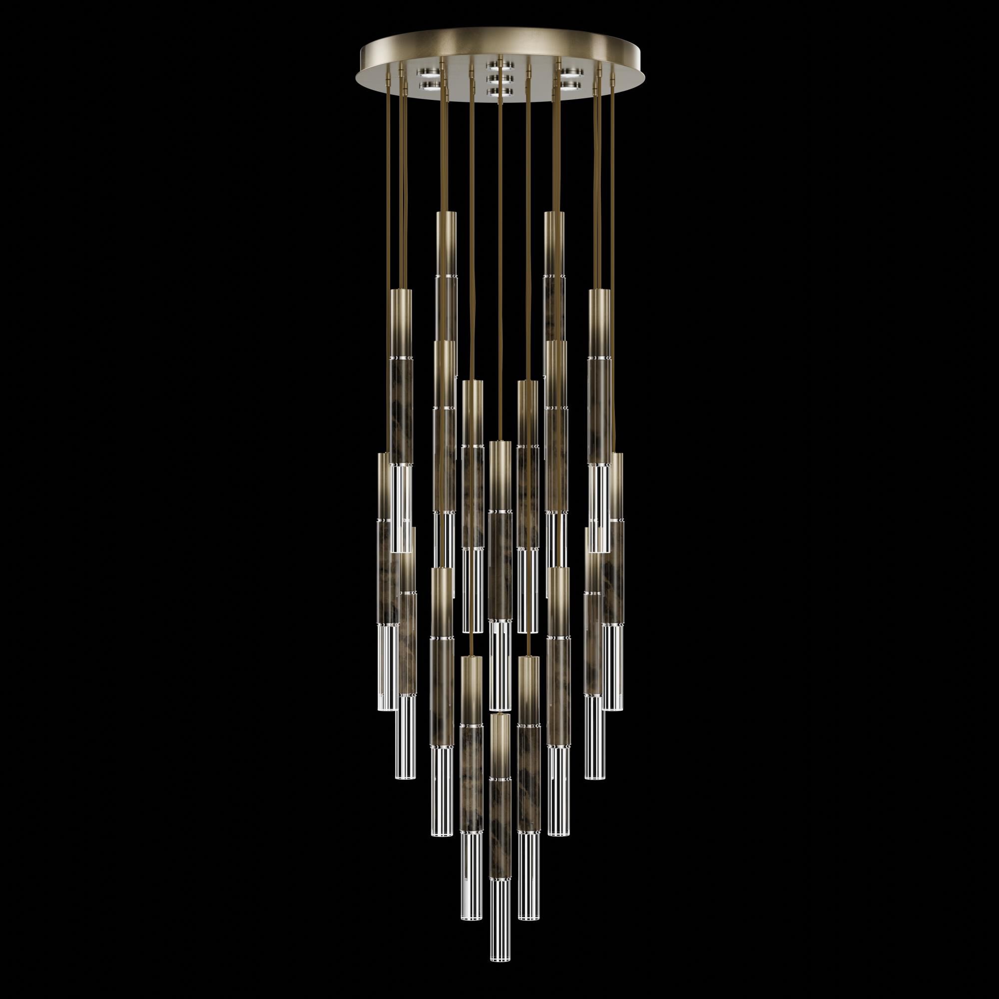 Antonia Antonia 31 Inch Multi Light Pendant by Fine Art Handcrafted Lighting