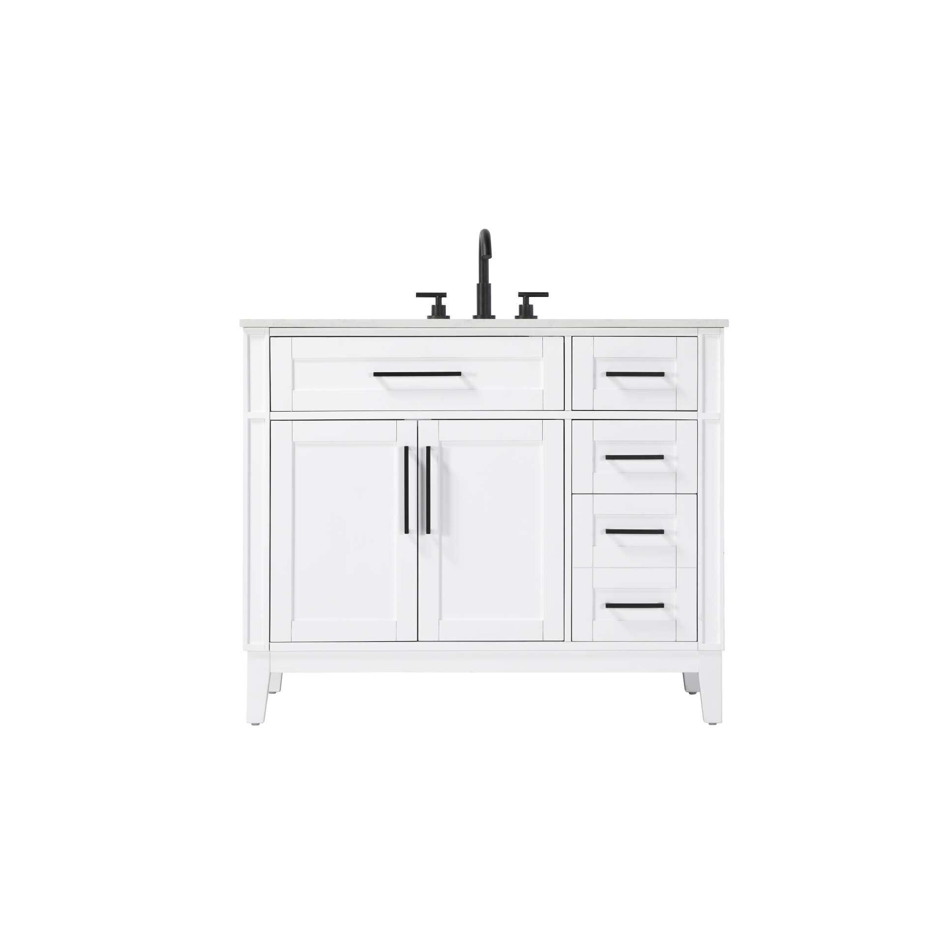 Shown in White finish