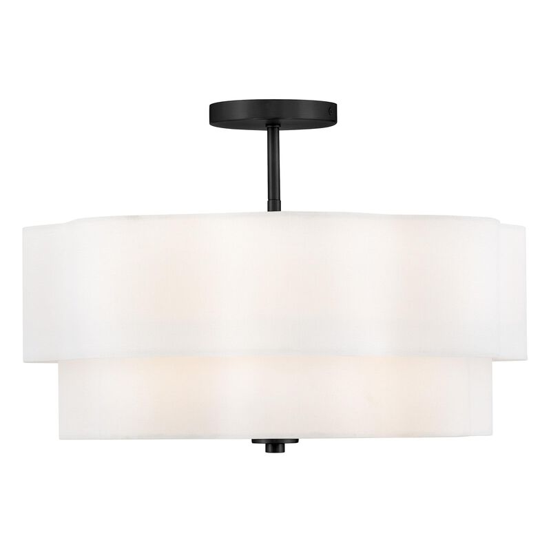 Gwen 20 Inch 4 Light Semi Flush Mount by Hinkley