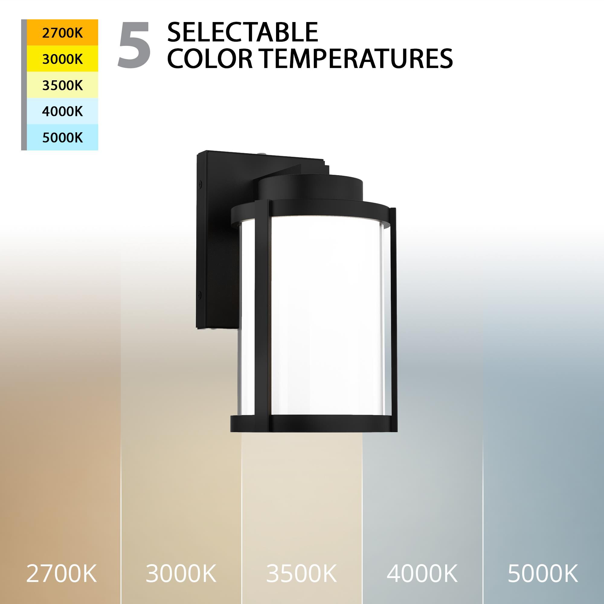 Shown in Black finish