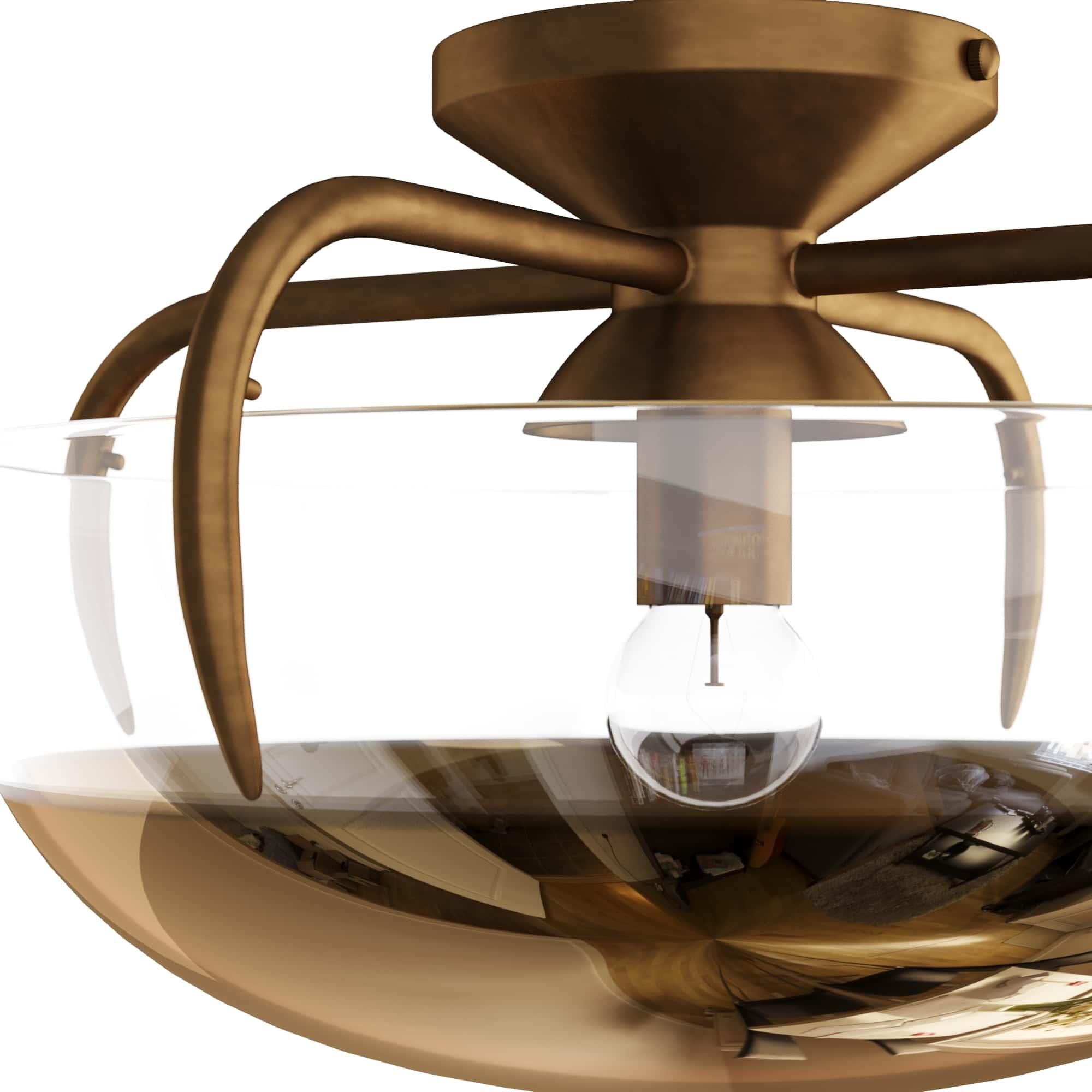 Corona 14 Inch 1 Light Flush Mount by Arteriors Home