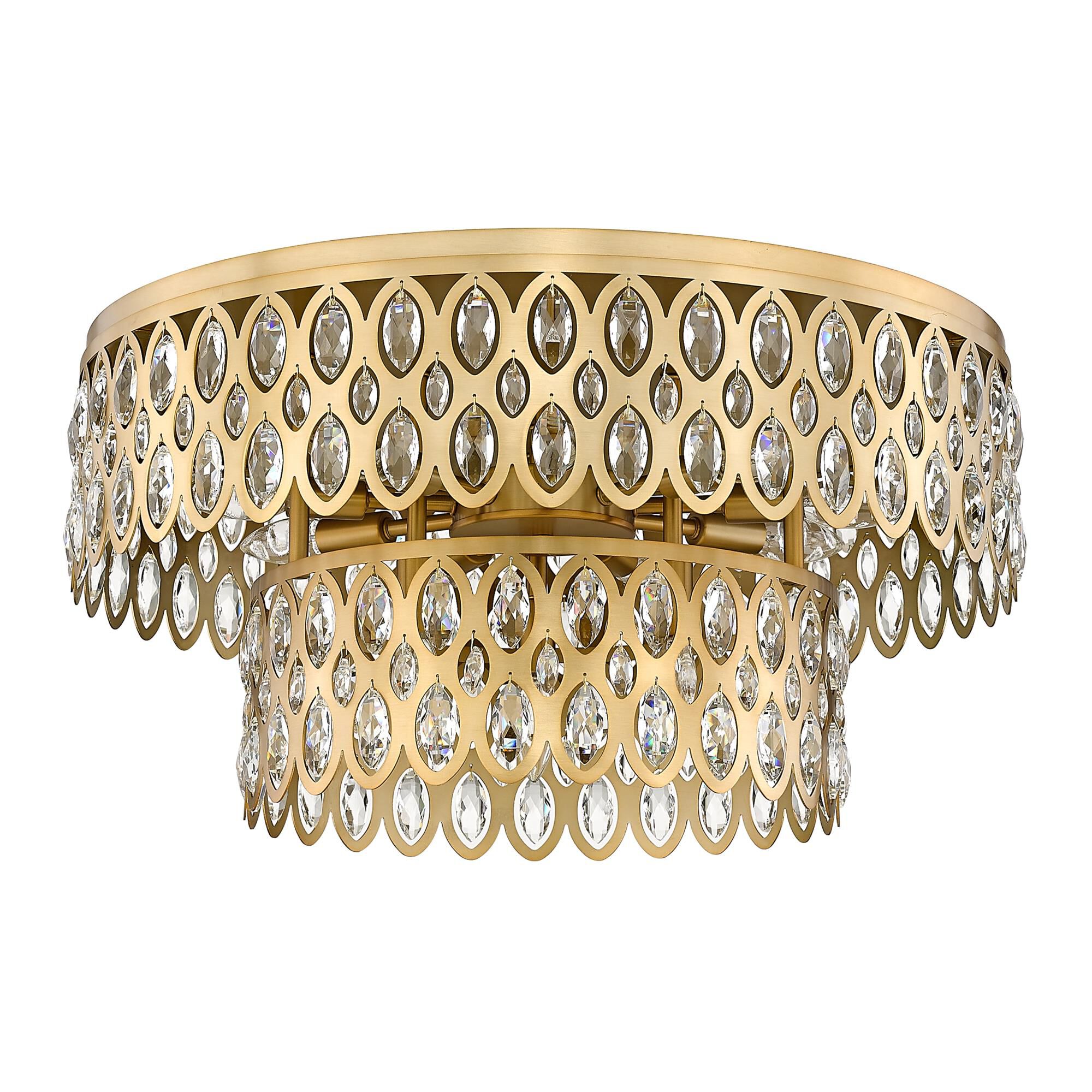 Dealey 24 Inch 12 Light Flush Mount by Z-Lite