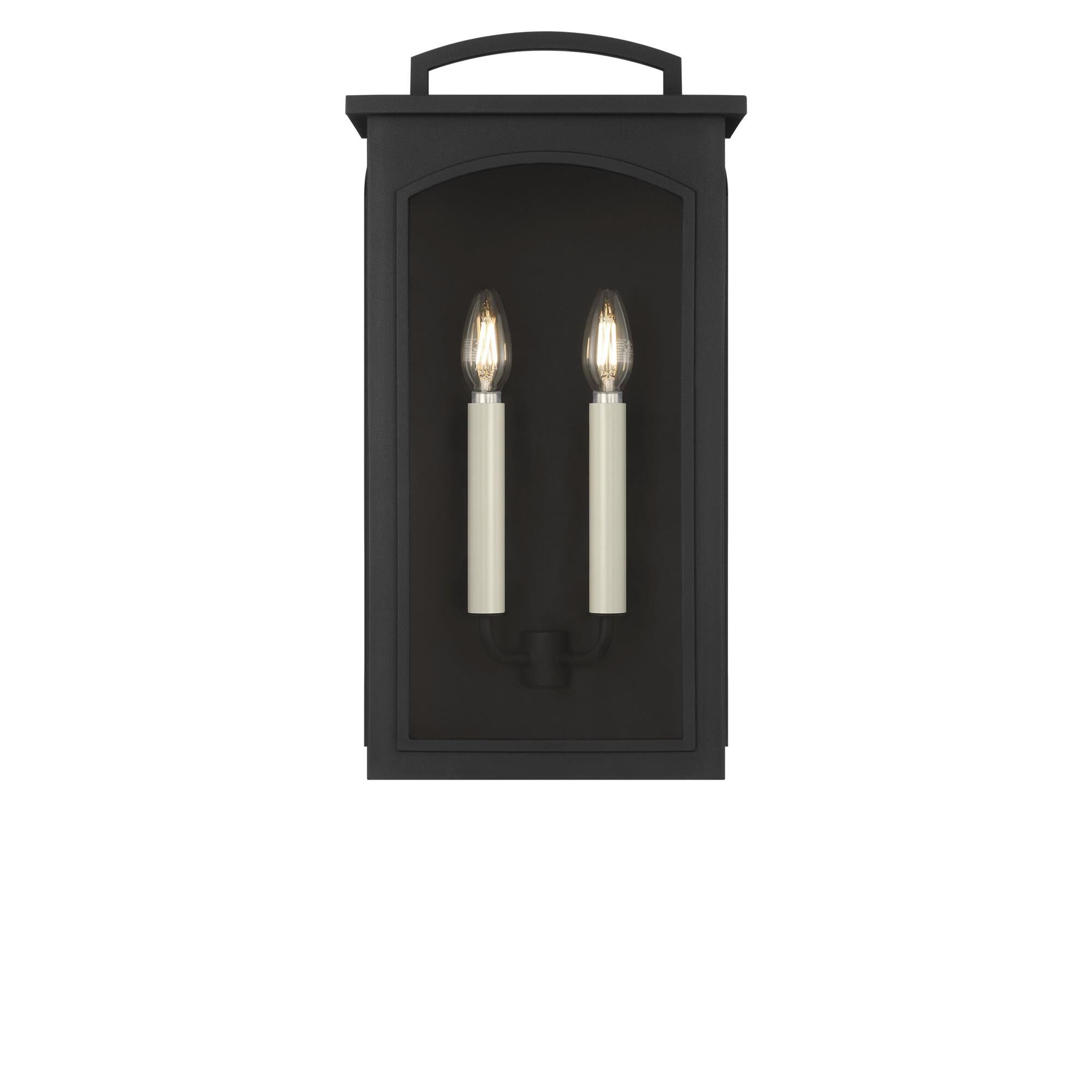 Shown in Textured Black finish and Clear glass