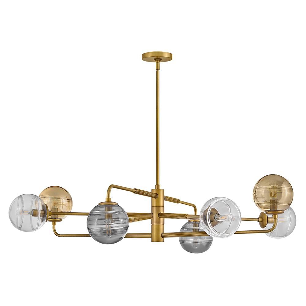 Oberon  48 Inch Linear Suspension Light by Fredrick Ramond