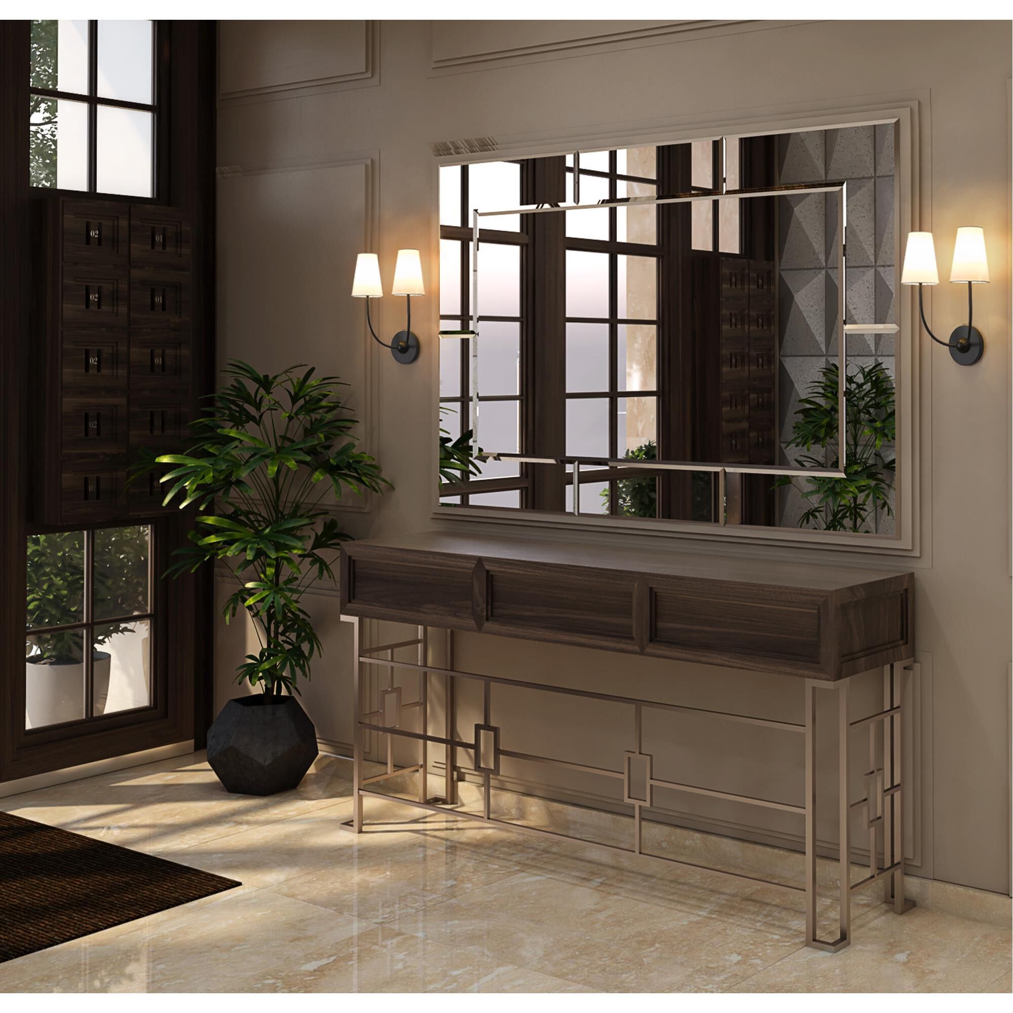 Shown in Matte Black finish and White glass