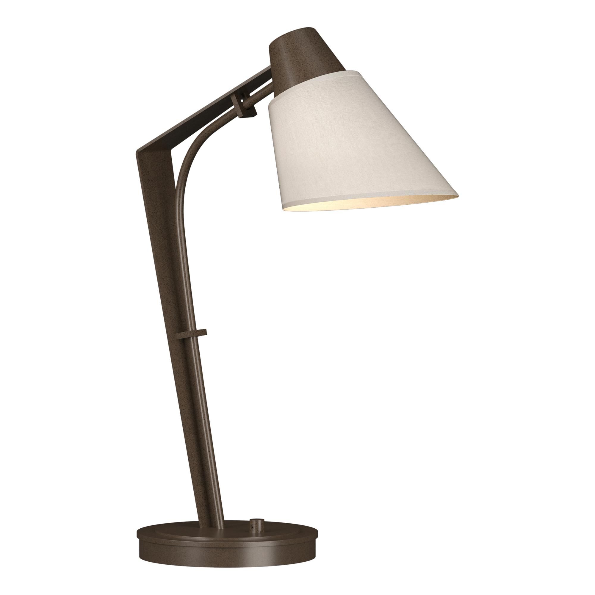 Shown in Bronze finish and Flax shade