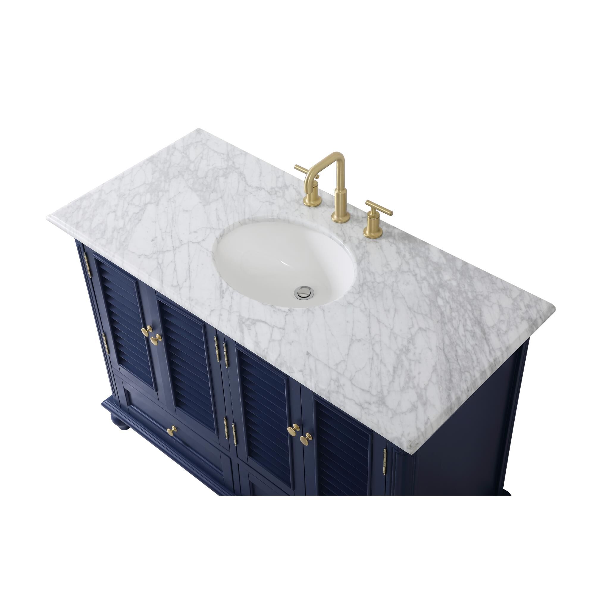 Shown in Blue finish