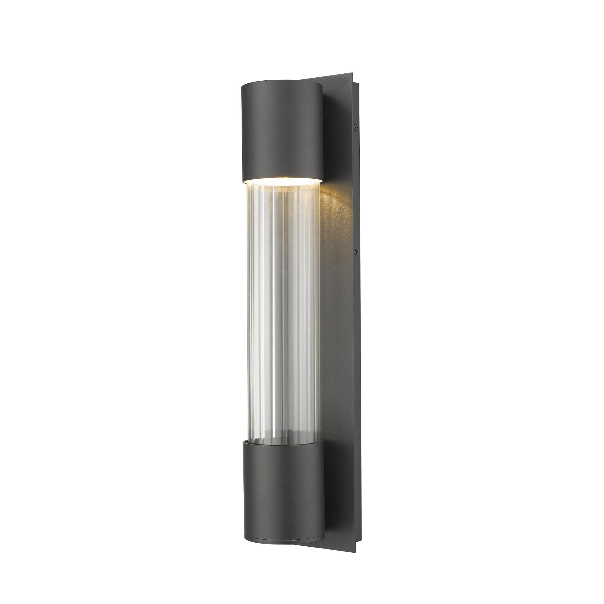 Z-Lite Striate 21 Inch Tall LED Outdoor Wall Light