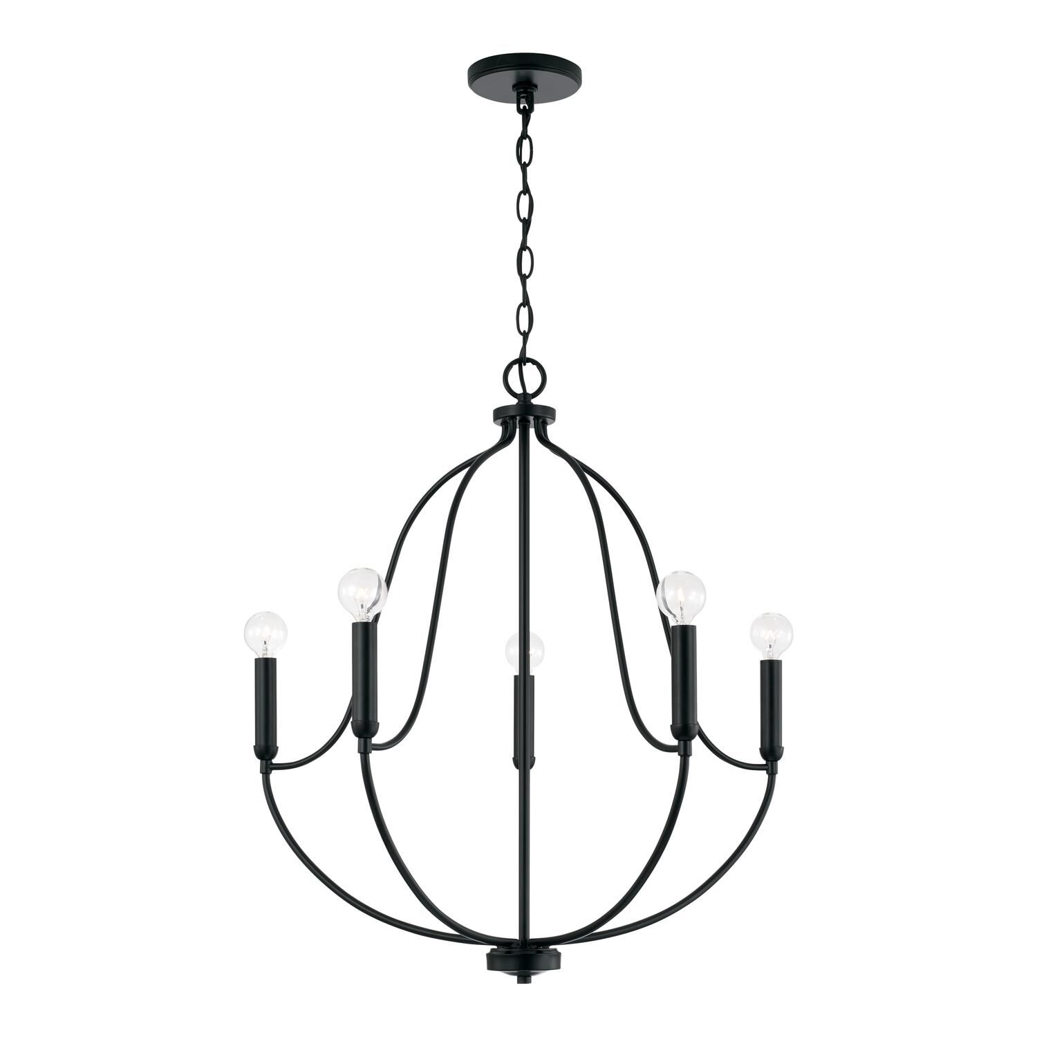 Madison 25 Inch 5 Light Chandelier by Homeplace by Capital Lighting Fixture Company