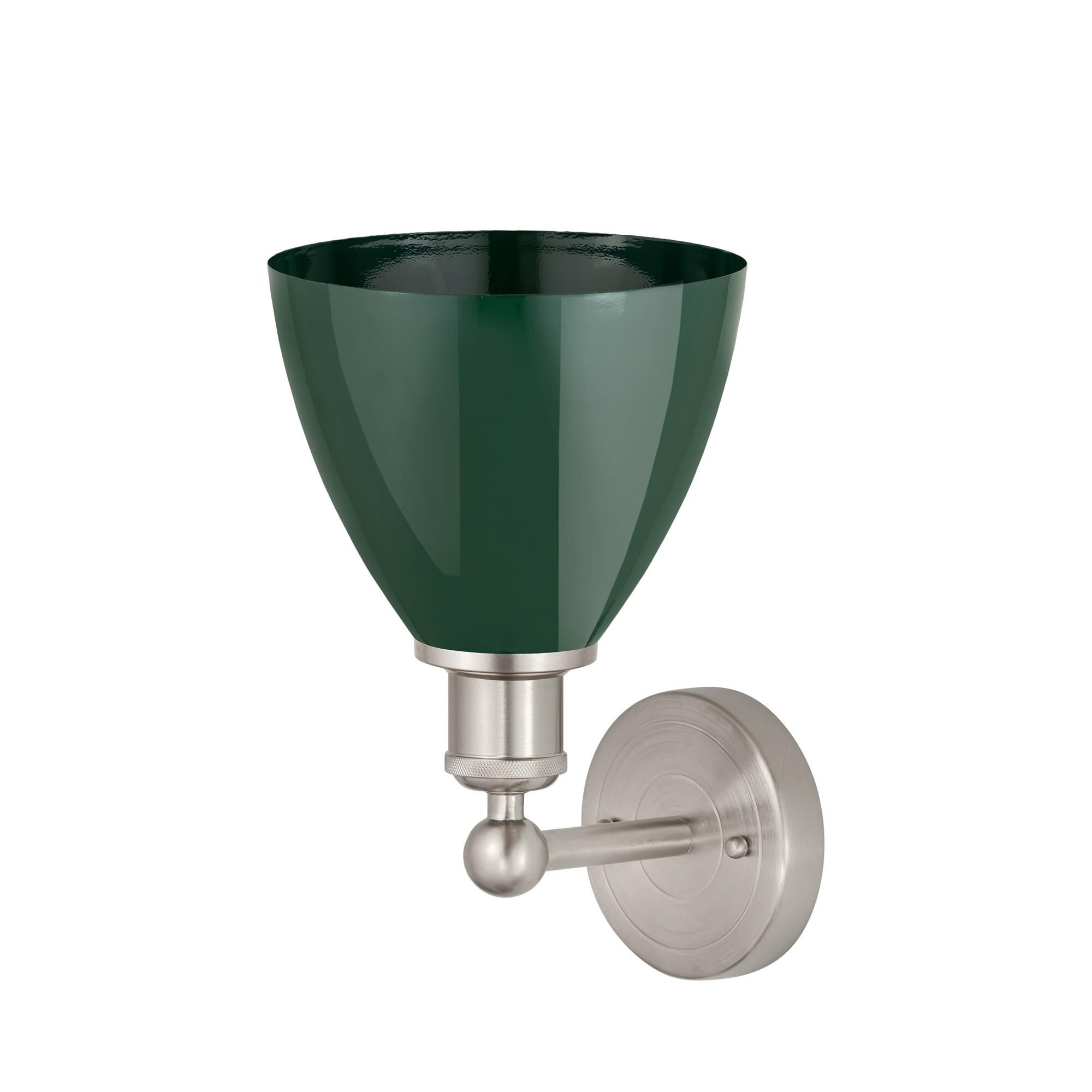 Shown in Satin Nickel finish and Green shade