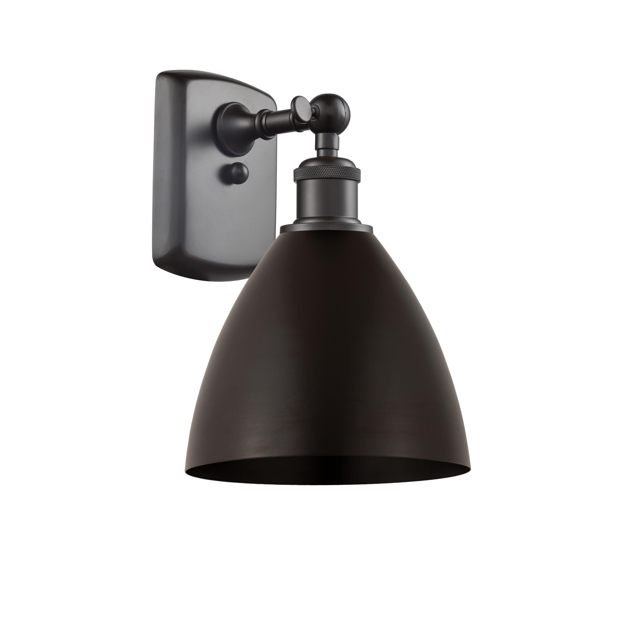 Shown in Oil Rubbed Bronze finish and Oil Rubbed Bronze Ballston Dome shade