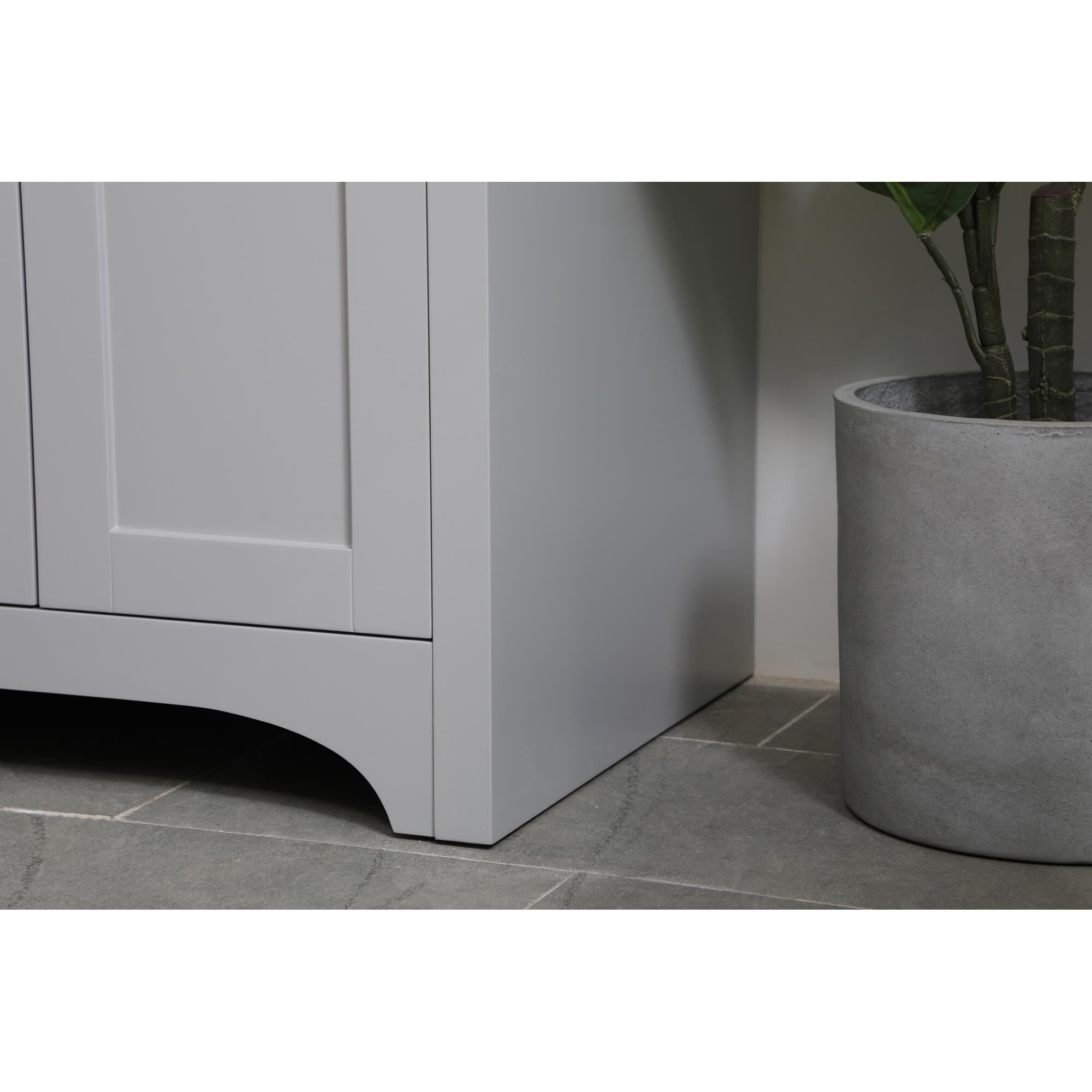 Shown in Grey finish