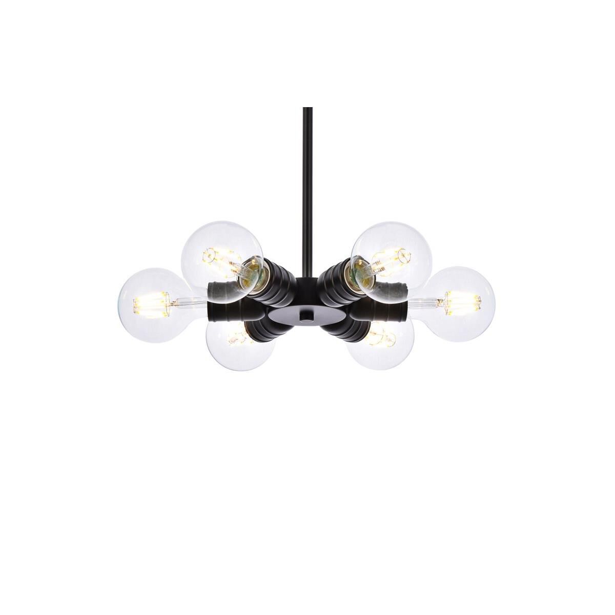 Reyes 7 Inch Mini Pendant by Elegant Lighting