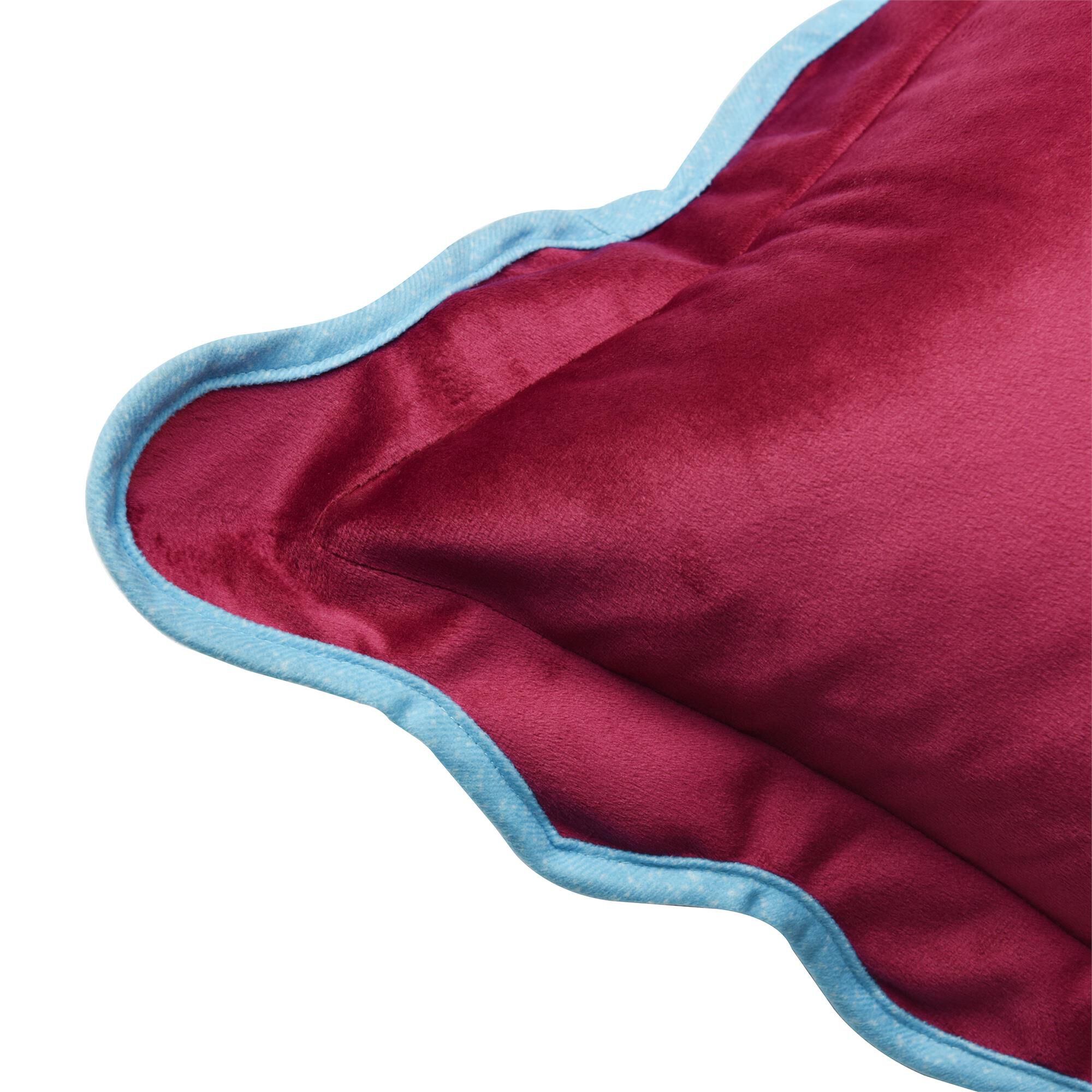 Shown in Deep Red and Light Blue finish