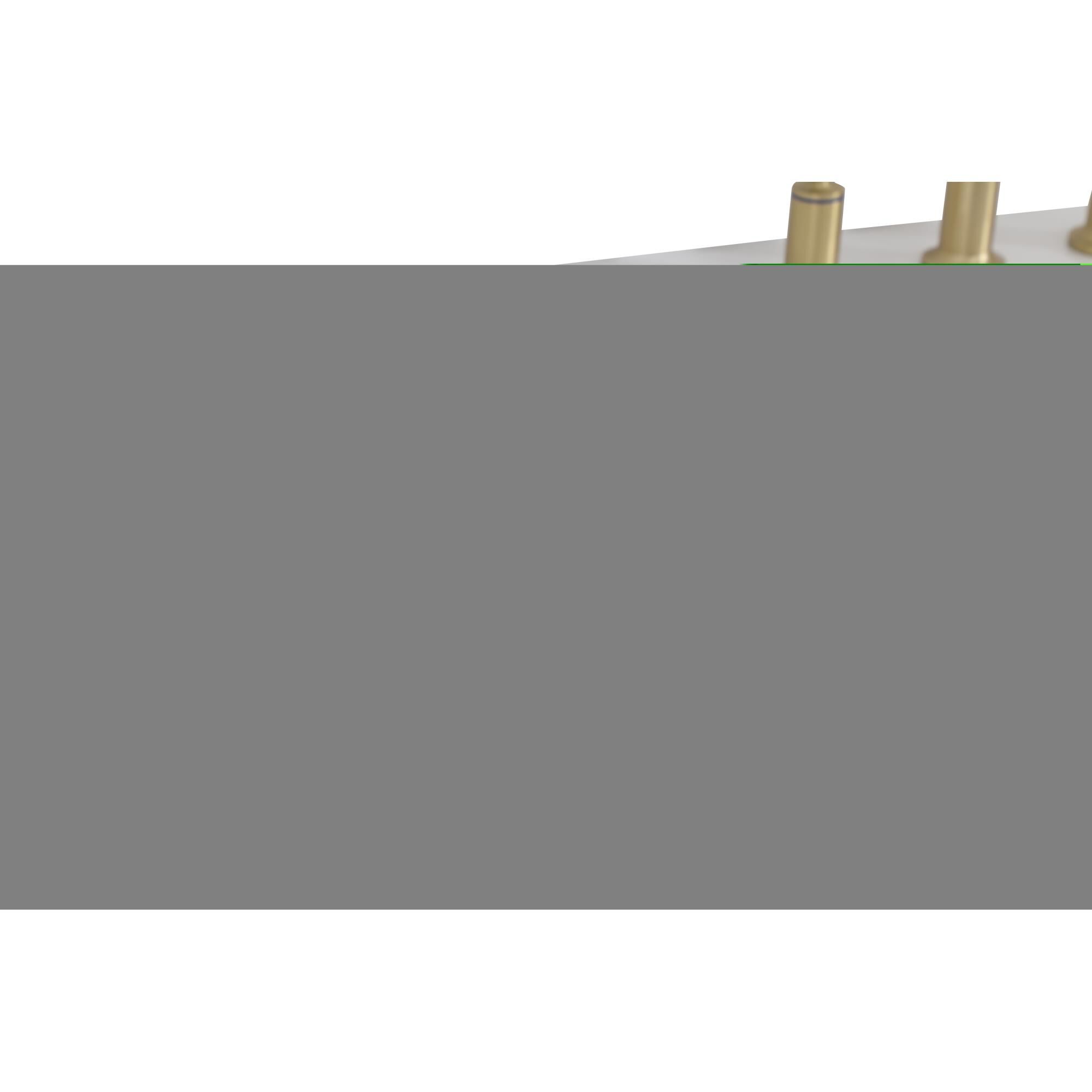 Shown in White And Gold With Ivory finish