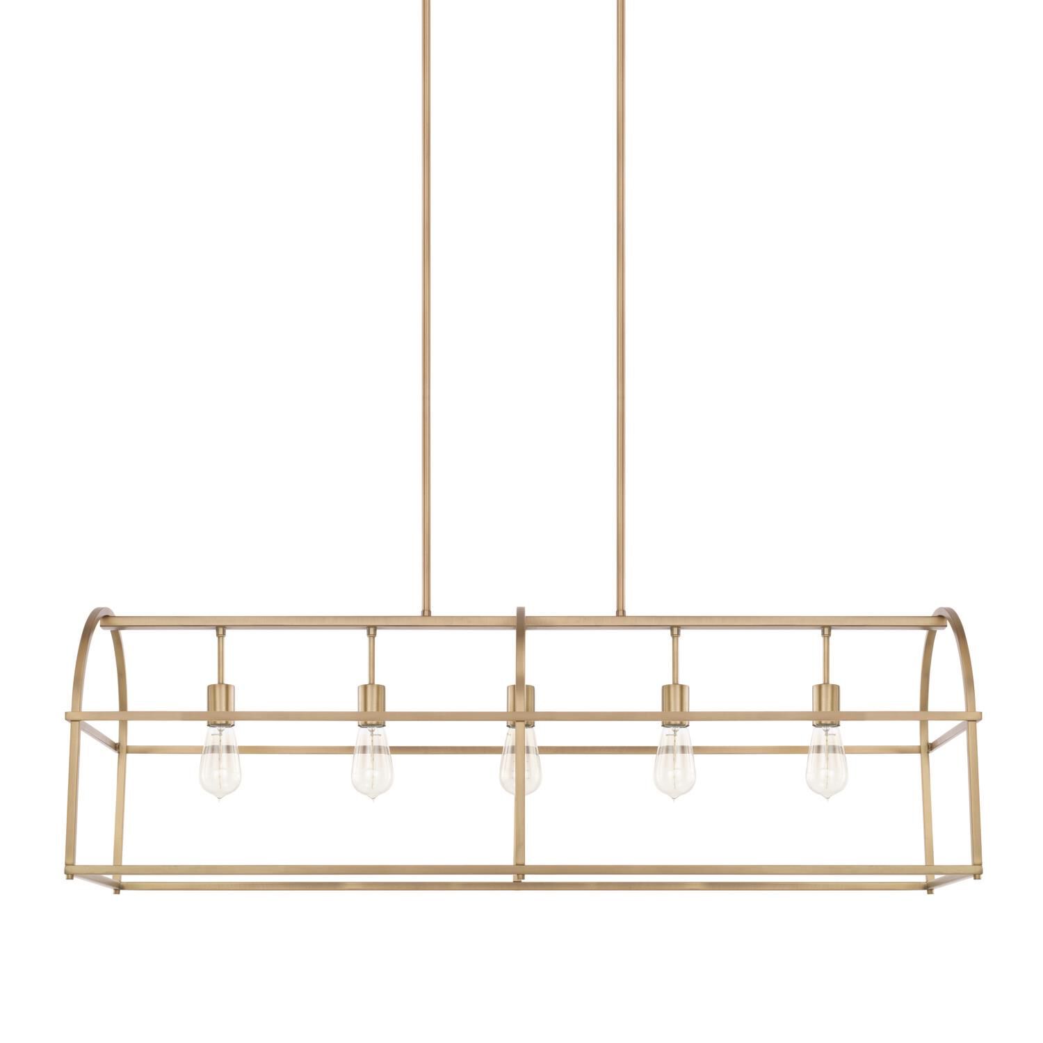 45 Inch 5 Light Linear Suspension Light by Homeplace by Capital Lighting Fixture Company