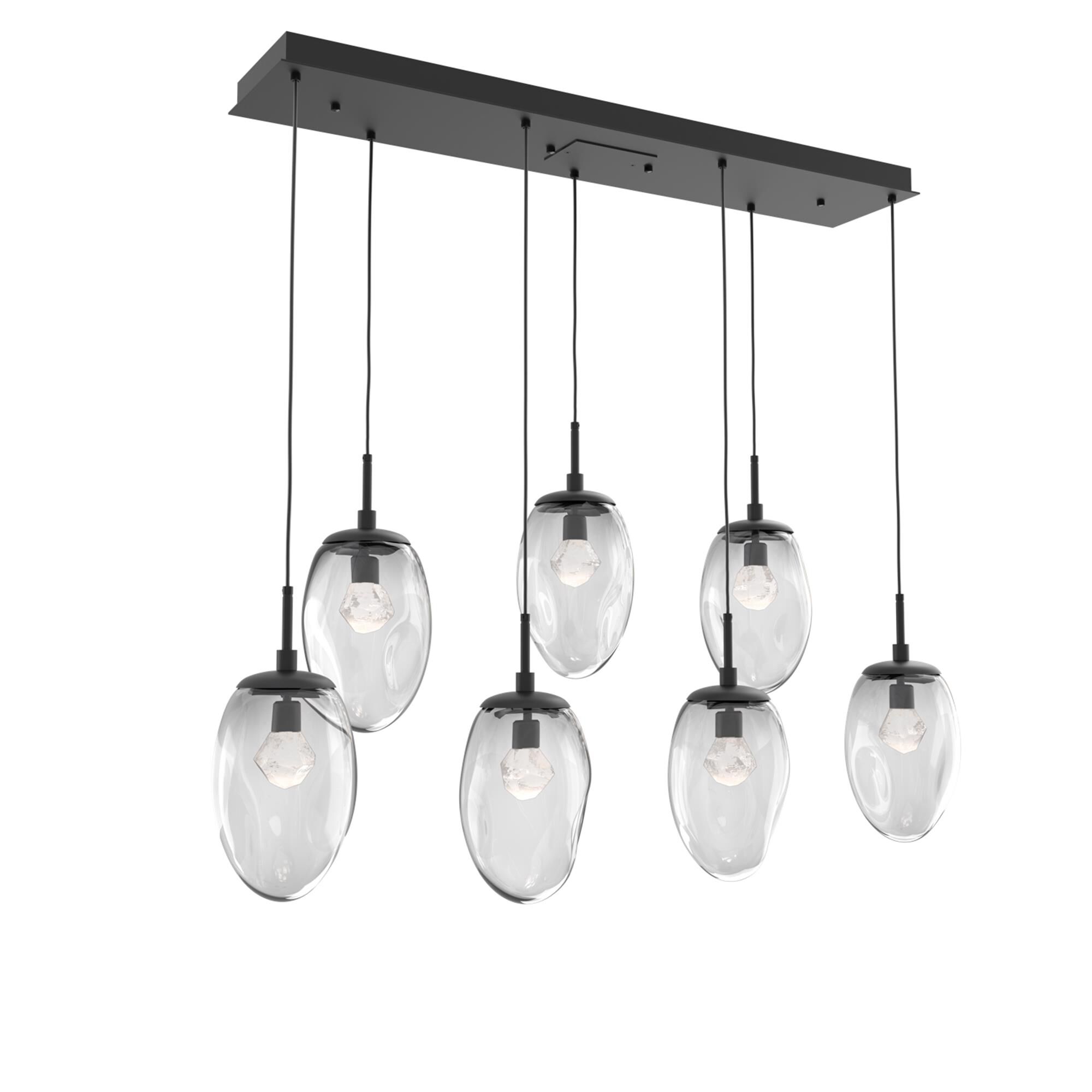 Levi Wilson Nebula 50 Inch 7 Light LED Linear Suspension Light by Hammerton Studio