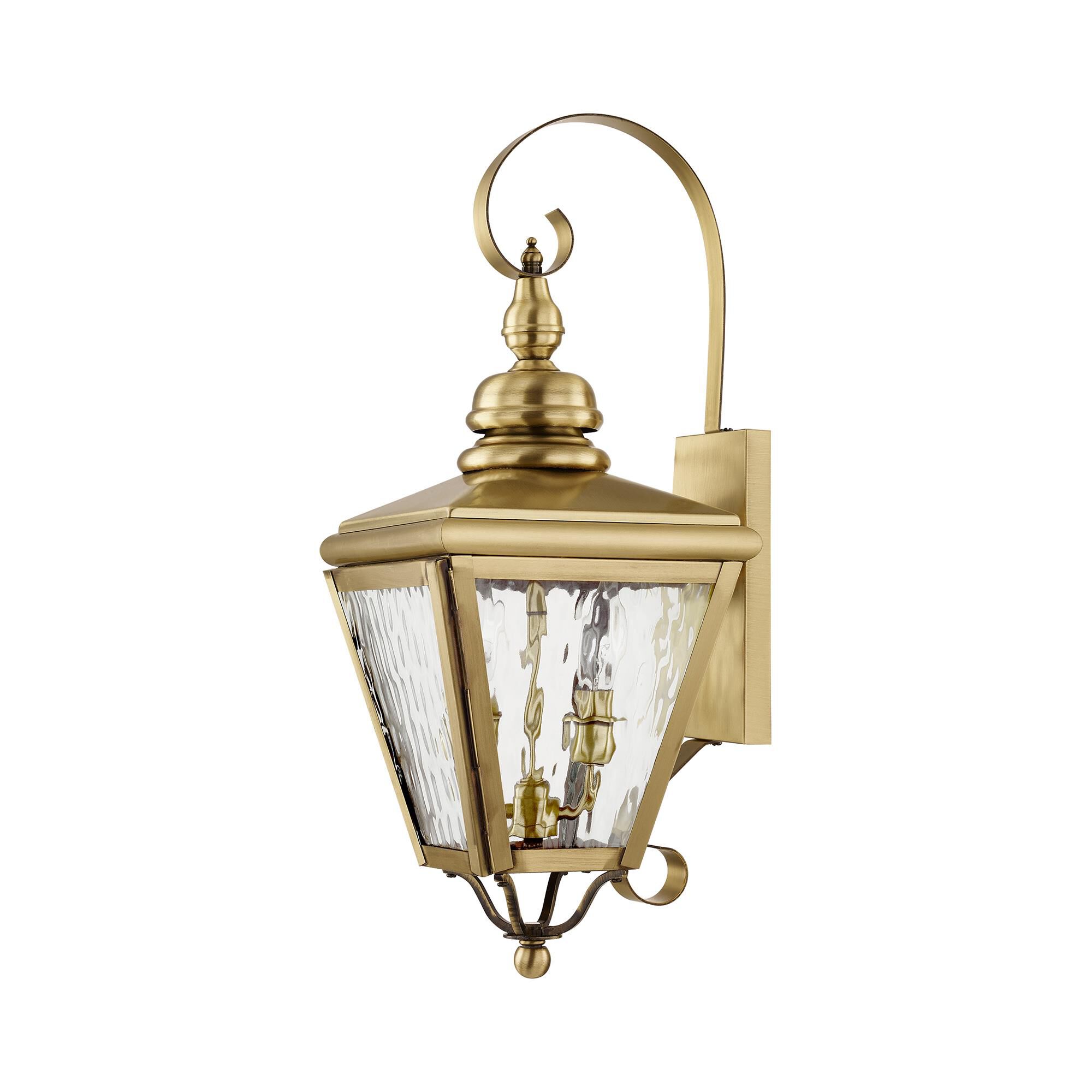 Cambridge 21 Inch Tall 2 Light Outdoor Wall Light by Livex Lighting