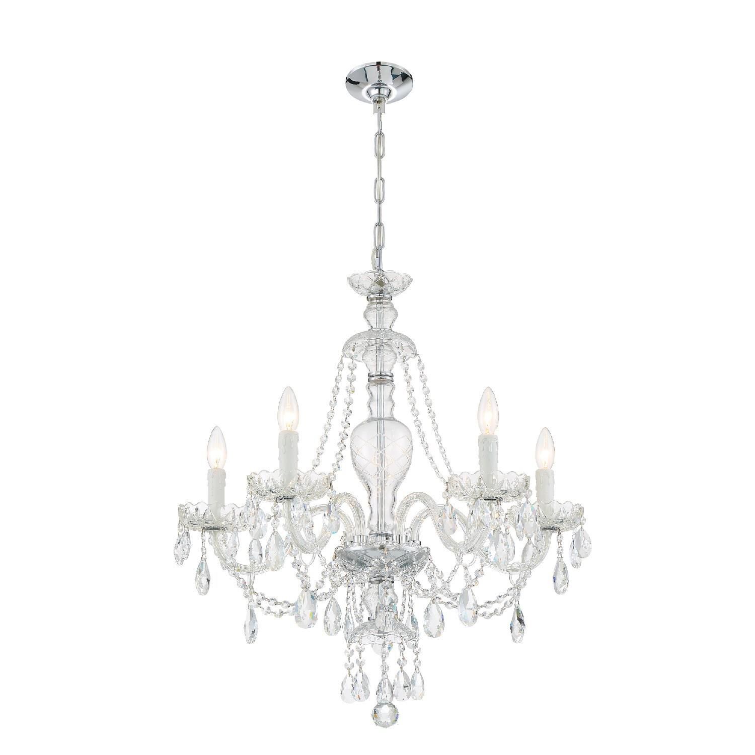 Candace 25 Inch 5 Light Chandelier by Crystorama