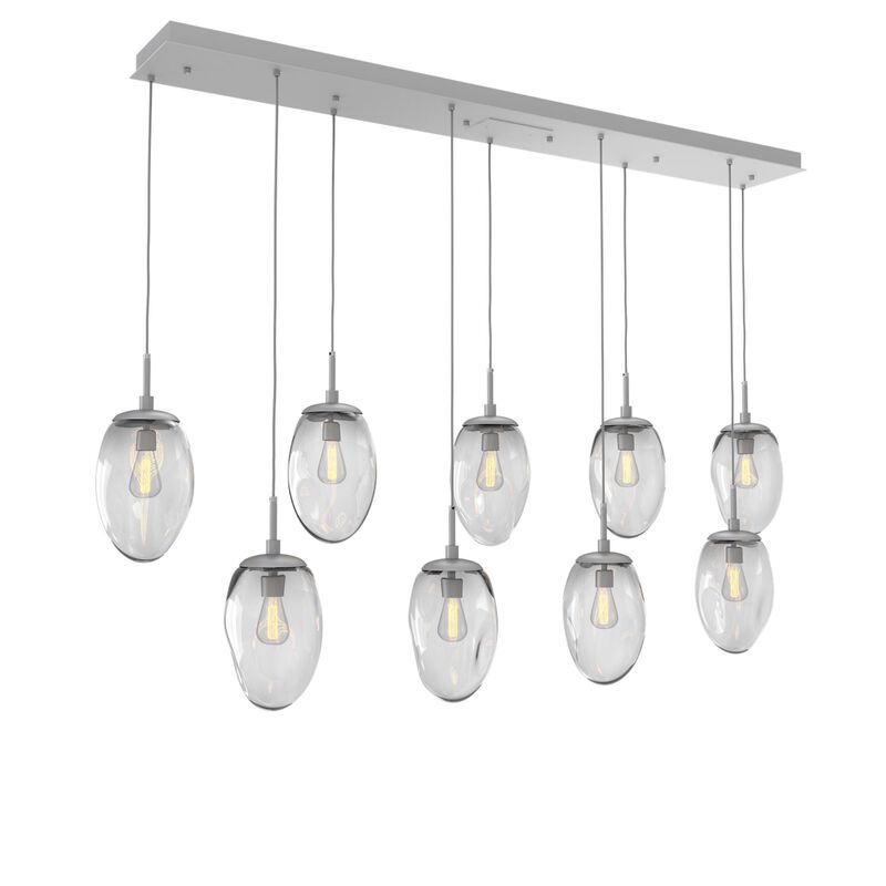 Levi Wilson Nebula 68 Inch 9 Light Linear Suspension Light by Hammerton Studio
