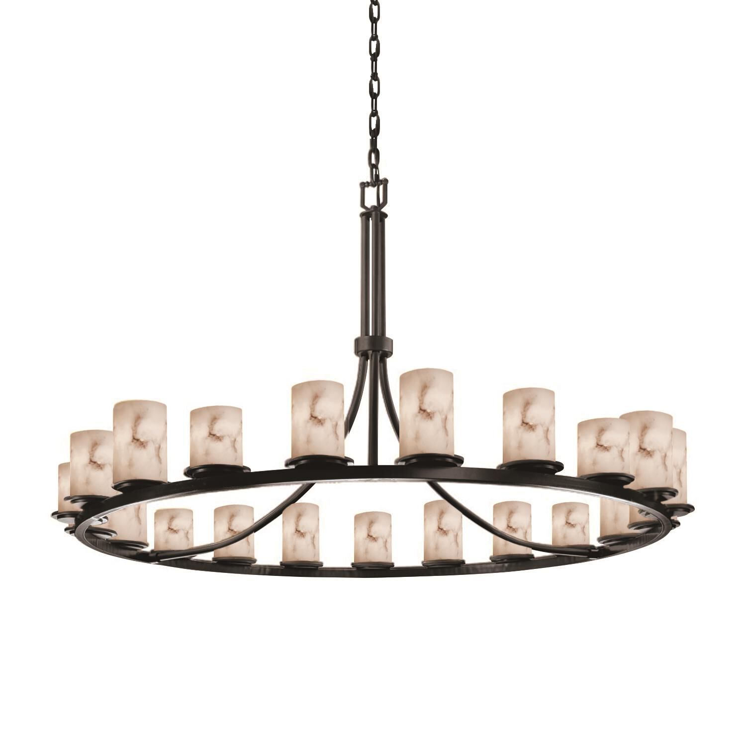 Lumenaria 60 Inch 21 Light Chandelier by Justice Design Group