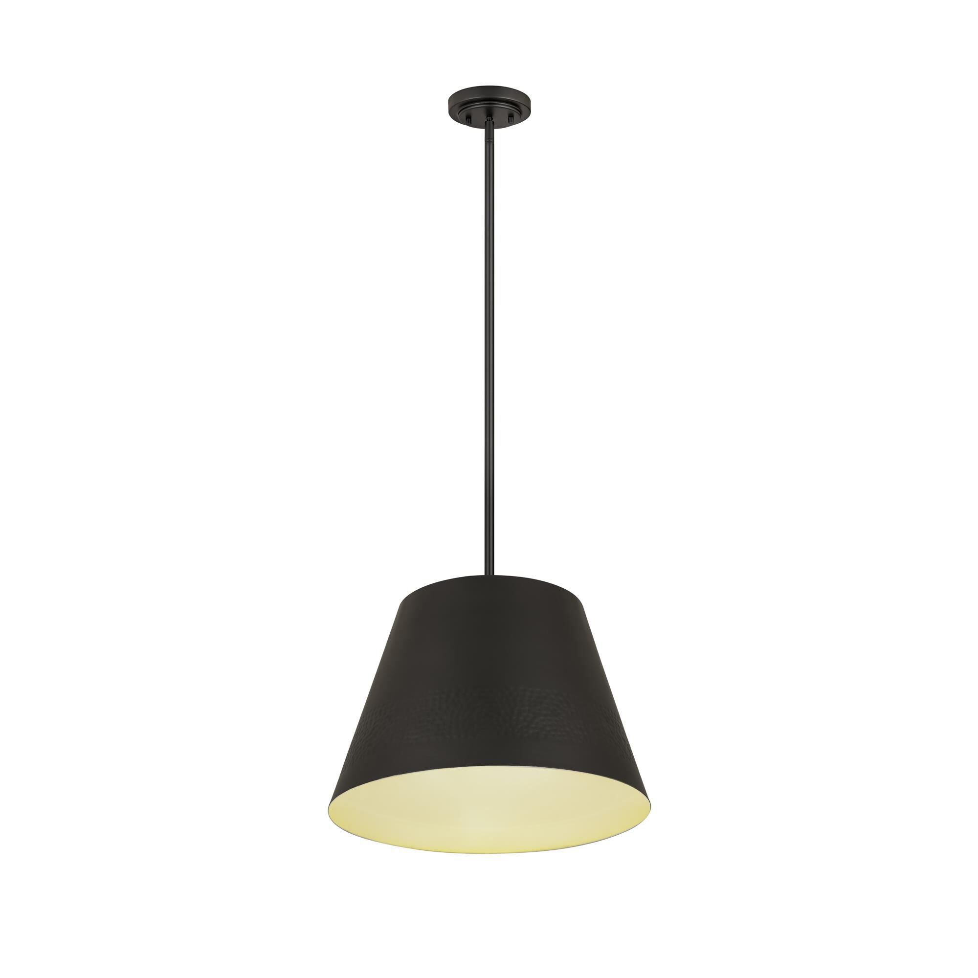 Shown in Matte Black finish and Iron glass and Iron shade