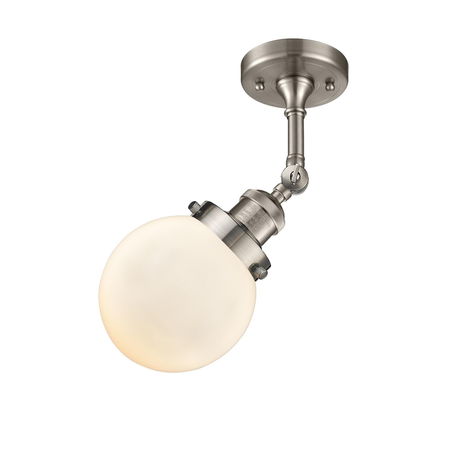 Bruno Marashlian Beacon 6 Inch 1 Light Semi Flush Mount by Innovations Lighting