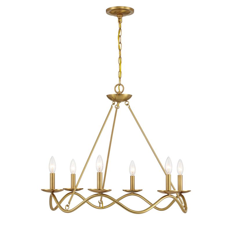 28 Inch Chandelier by Meridian Lighting