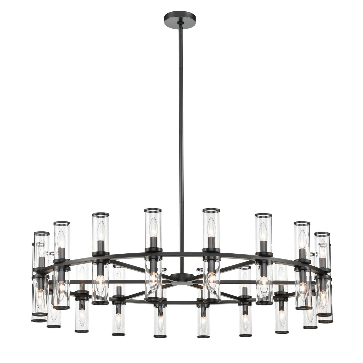 Revolve 48 Inch 36 Light Chandelier by Alora Lighting