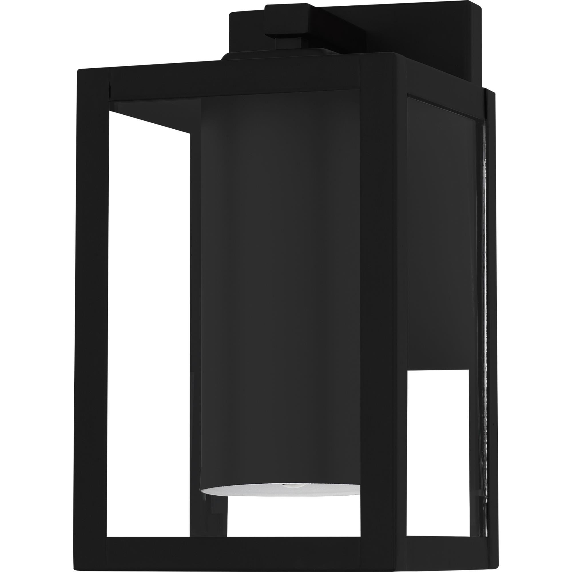 Shown in Earth Black finish and Clear Glass shade