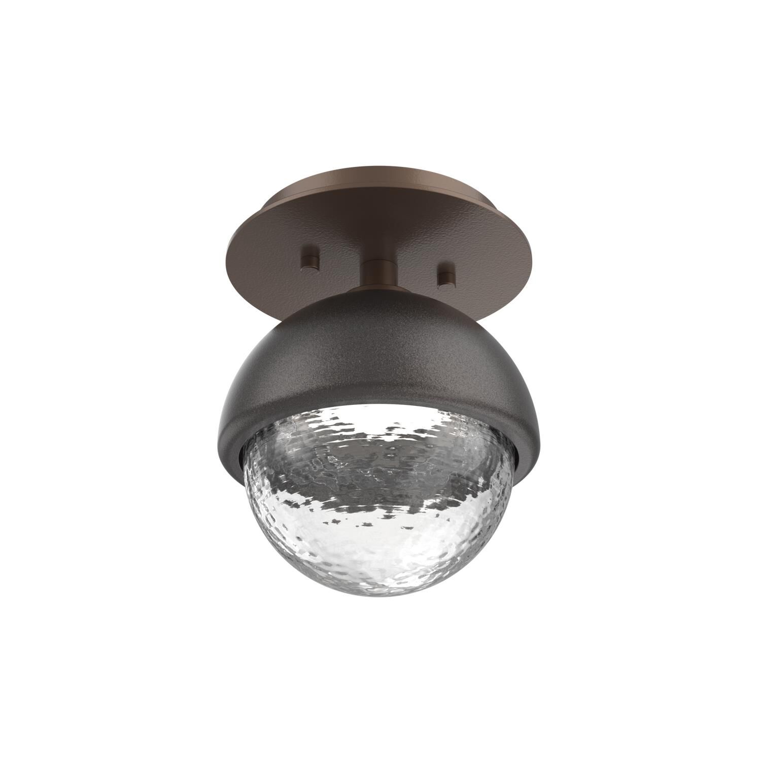 Shown in Burnished Bronze finish and Clear glass and Graphite accent
