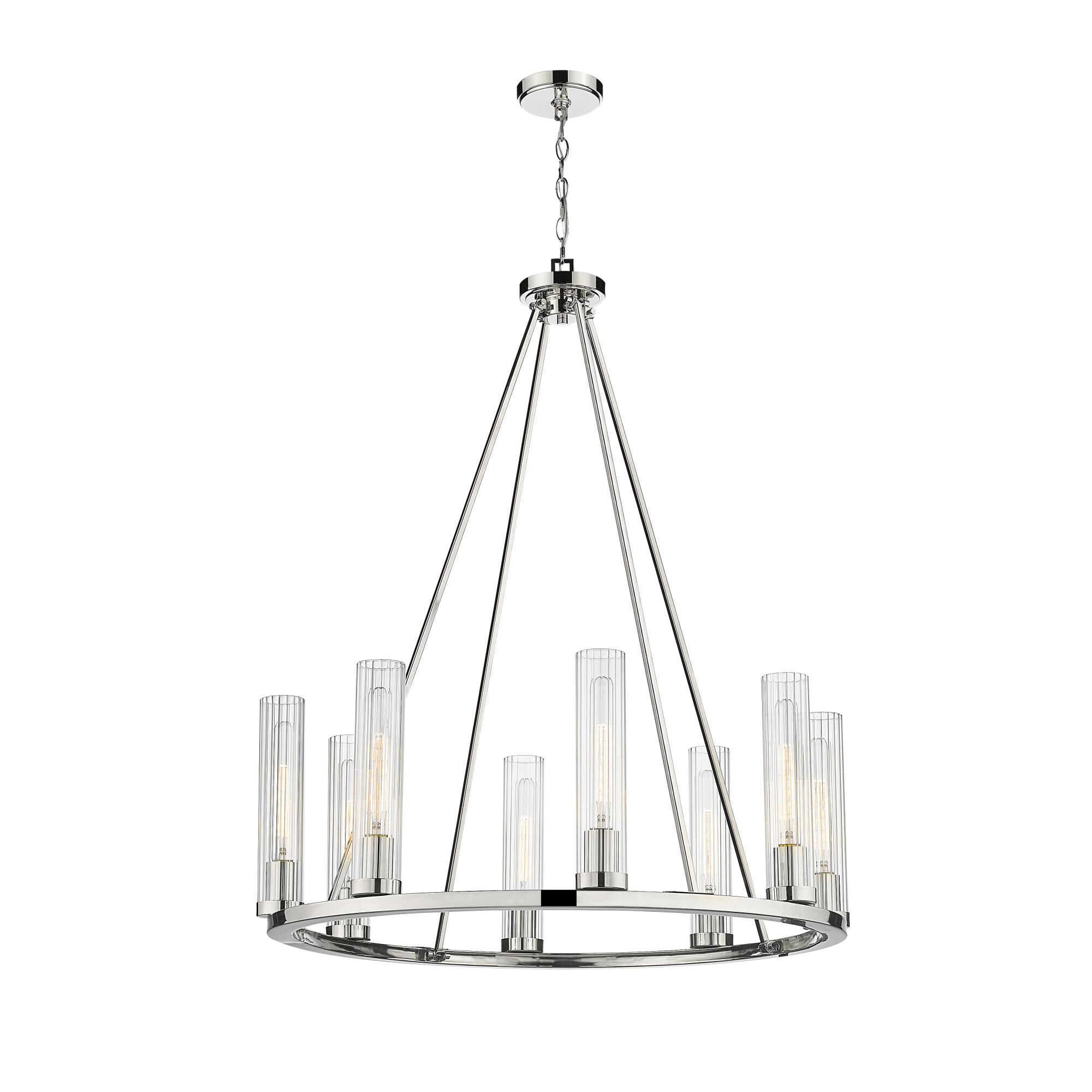 Beau 33 Inch 8 Light Chandelier by Z-Lite