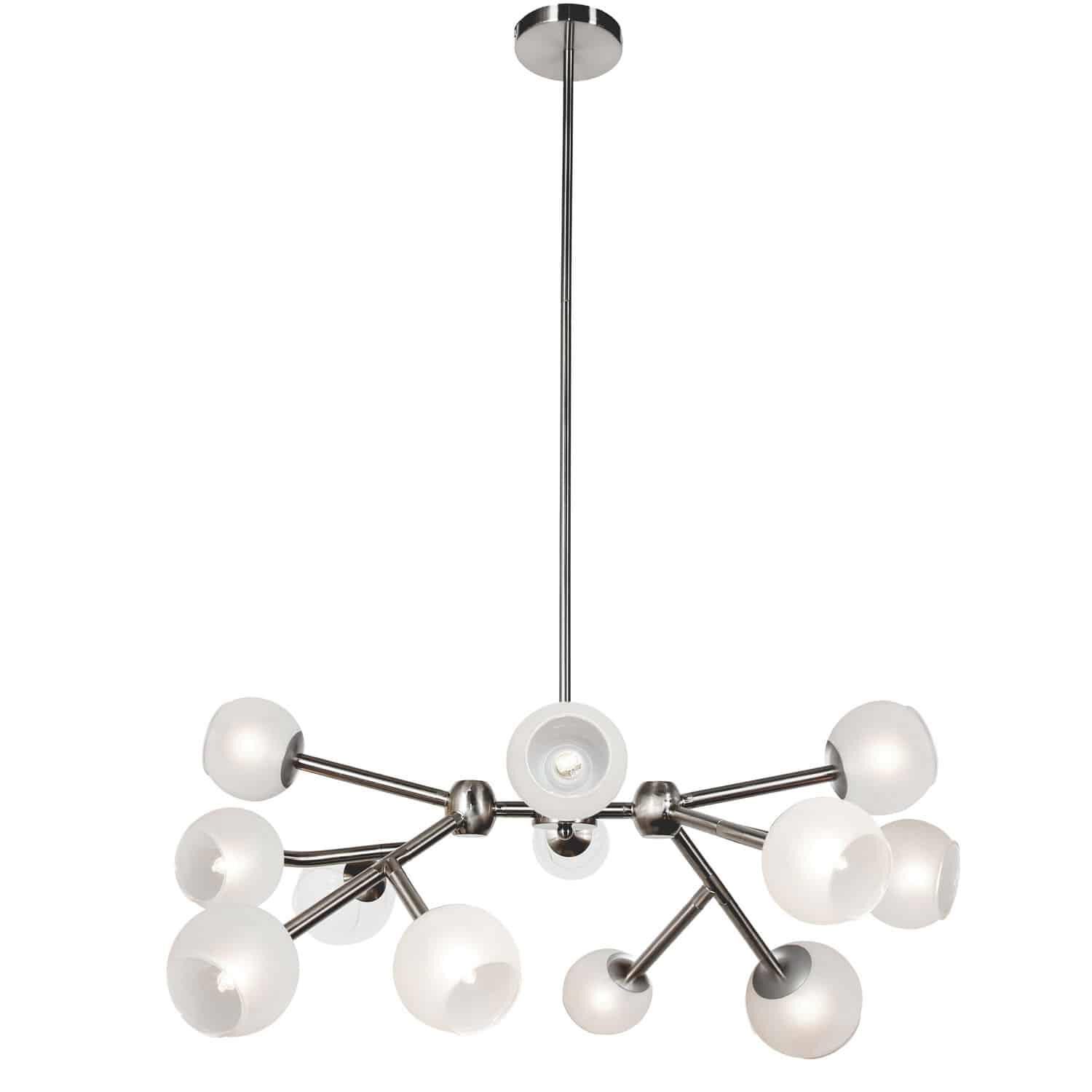 Tanglewood 25 Inch 12 Light LED Chandelier by Dainolite