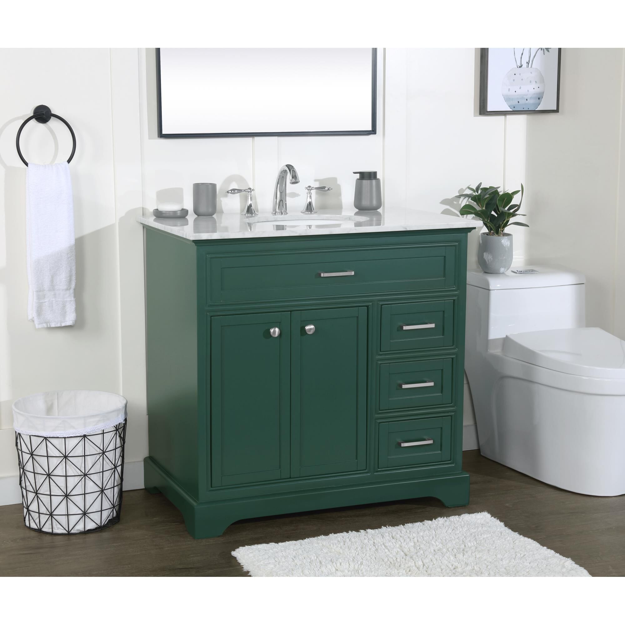 Shown in Green finish