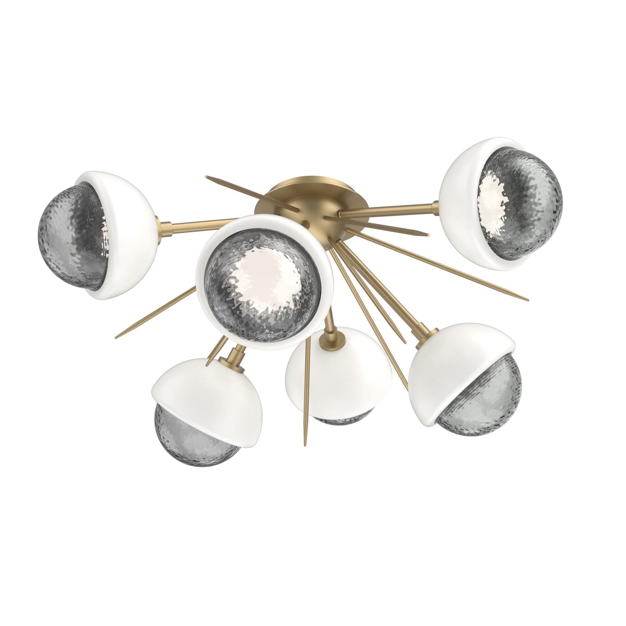 Levi Wilson Cabochon 28 Inch Semi Flush Mount by Hammerton Studio