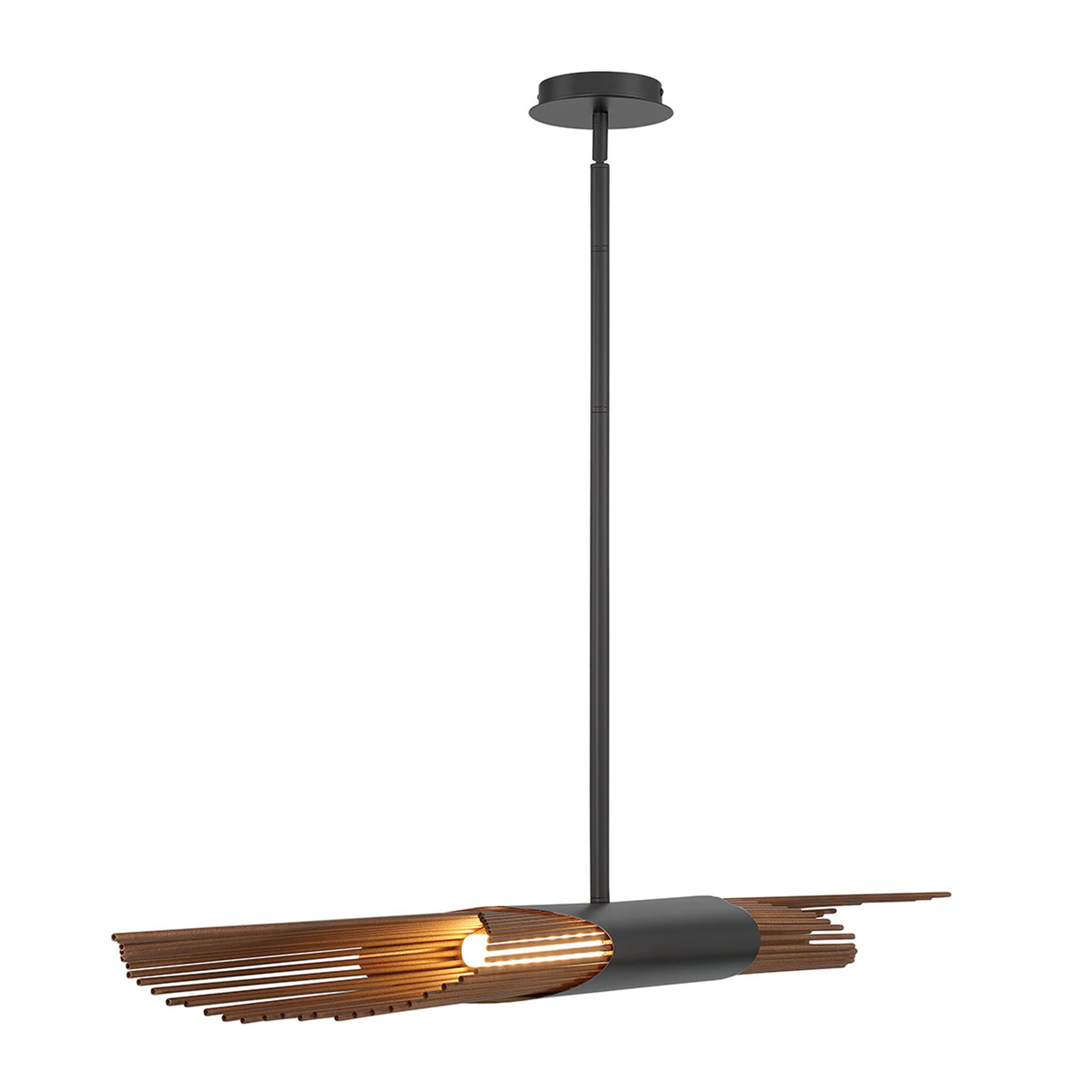 Shown in Black And Aged Gold finish