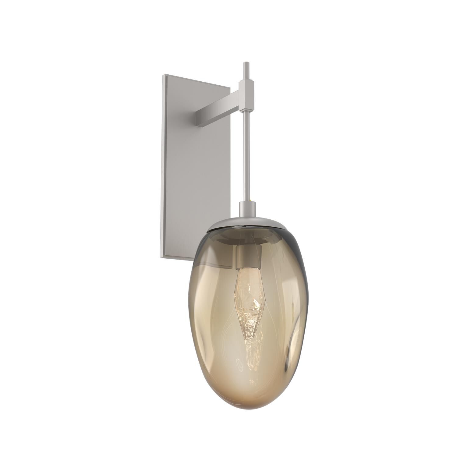 Shown in Metallic Beige Silver finish and Bronze Geo glass