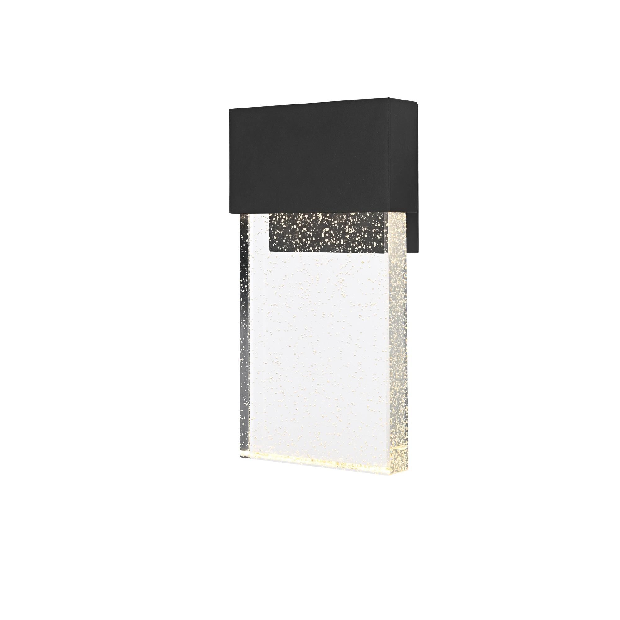 Shown in Black finish and Clear glass