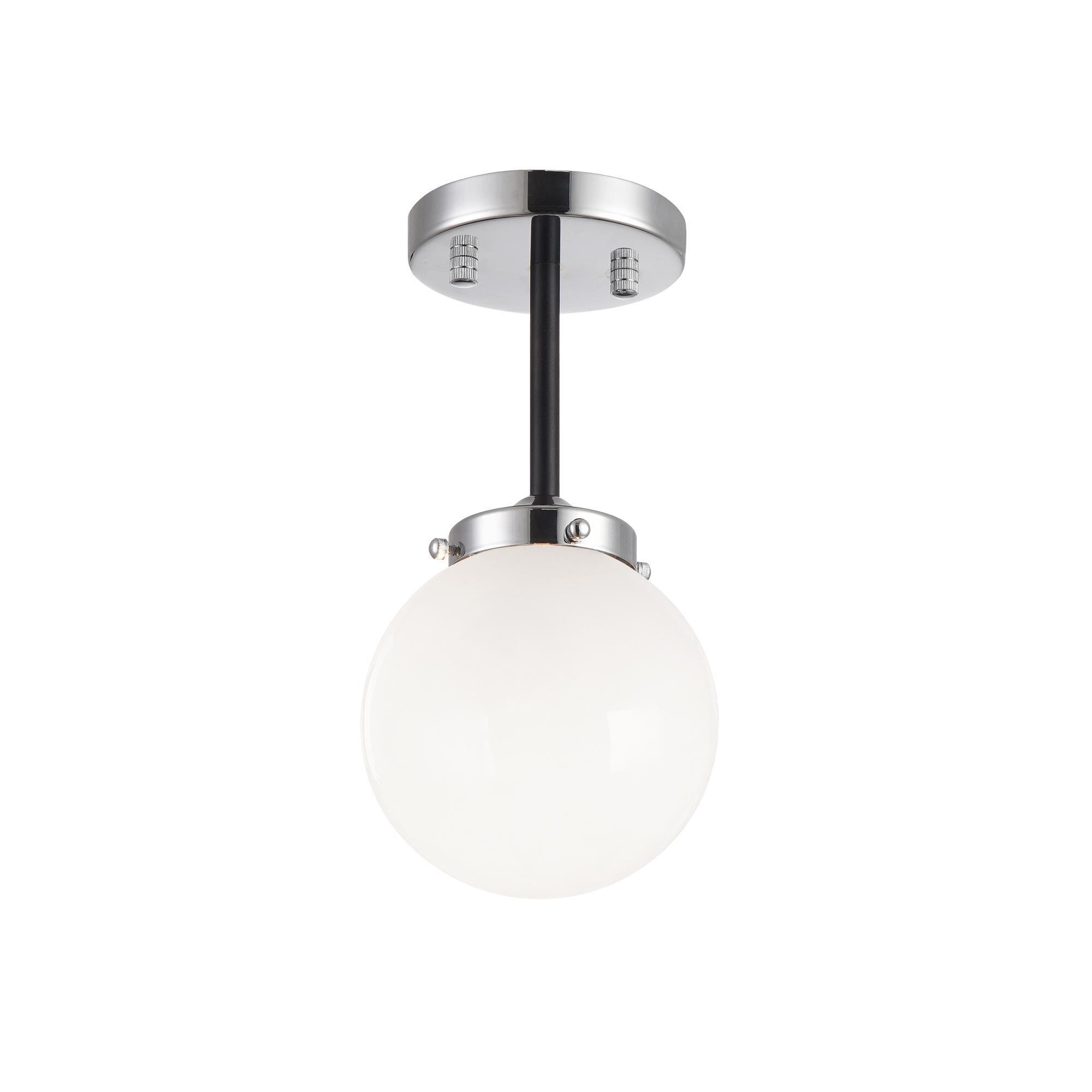 Maru 1 Light Semi Flush Mount by Matteo Lighting