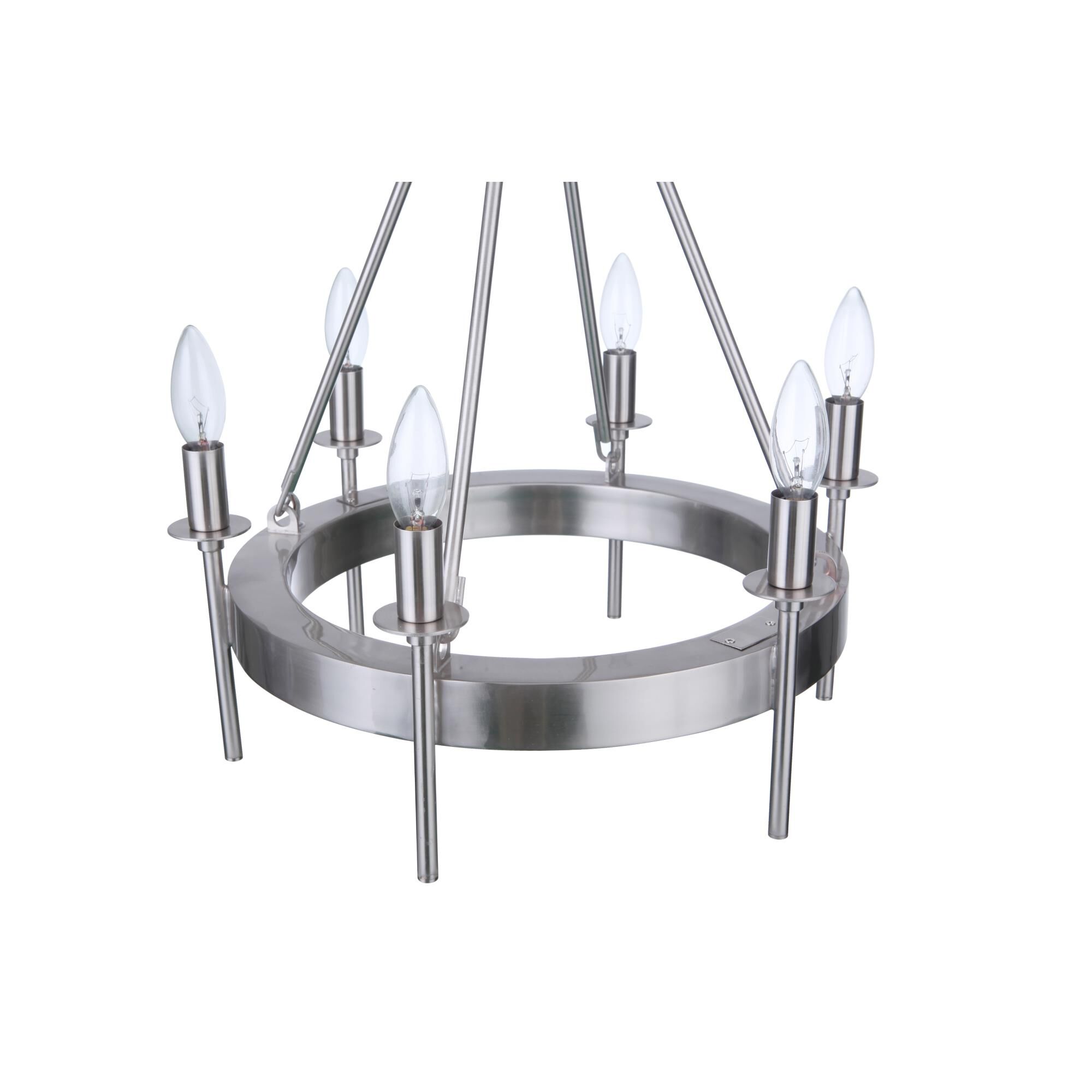 Larrson 17 Inch 6 Light Mini Chandelier by Craftmade