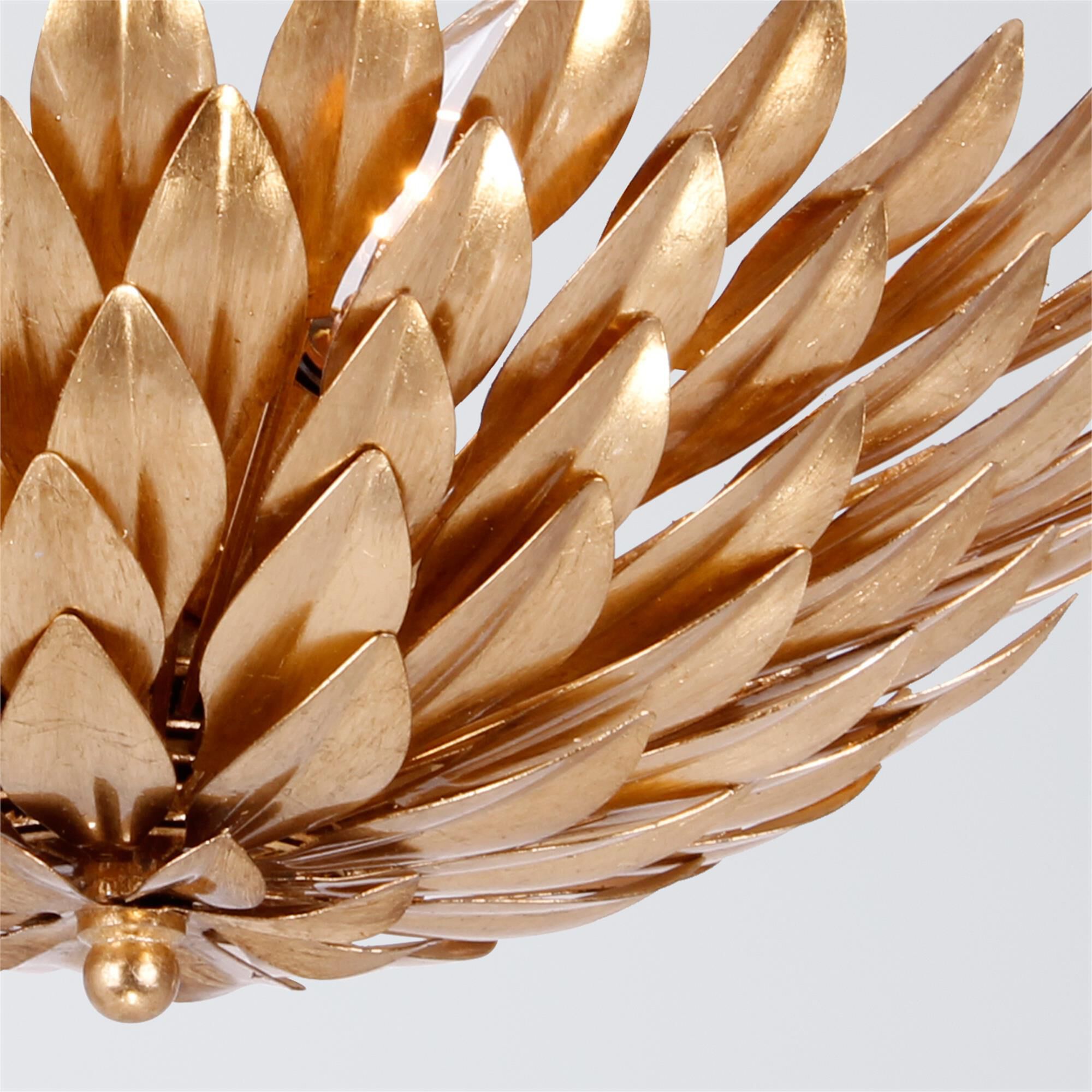 Shown in Antique Gold finish