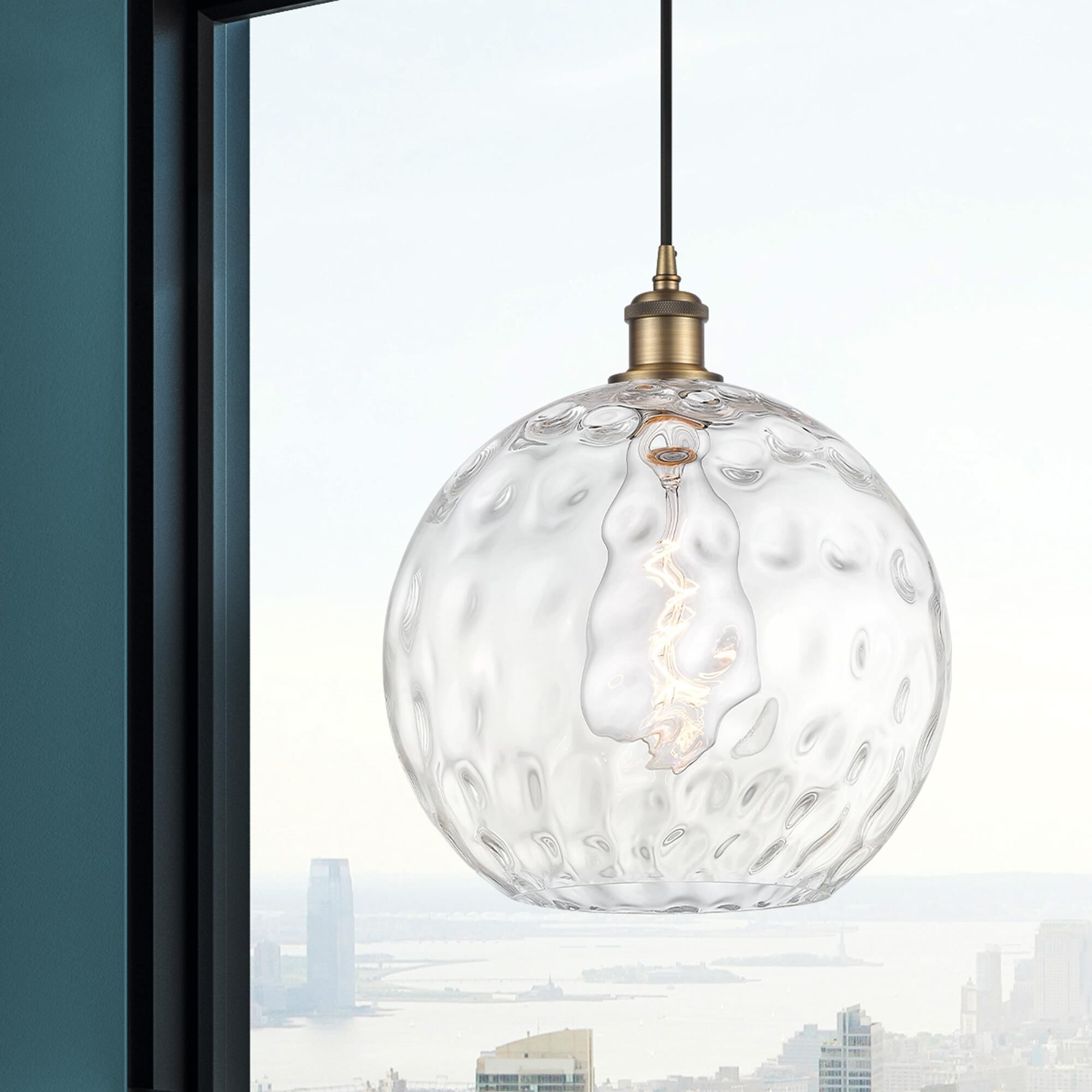 Innovations Lighting Bruno Marashlian Athens Water Glass 12 Inch Mini Pendant