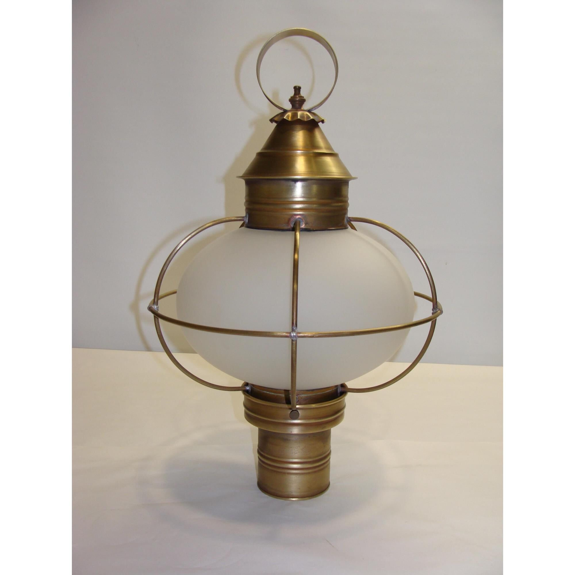 Onion 20 Inch Tall 3 Light Outdoor Post Lamp by Northeast Lantern