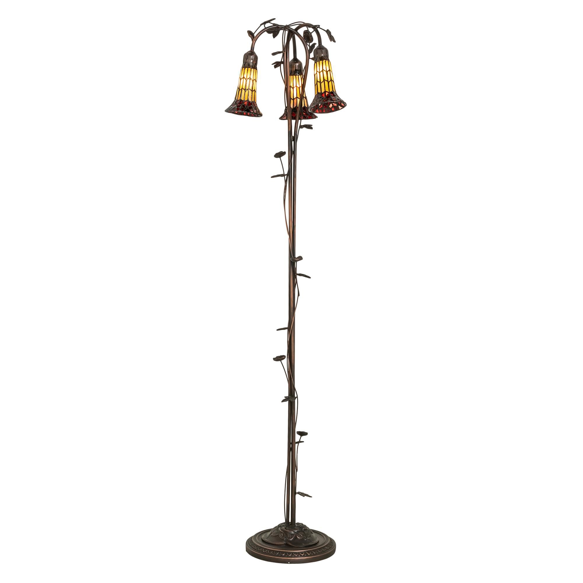 Shown in Mahogany Bronze finish and Ruby;Amber /Acrylic glass