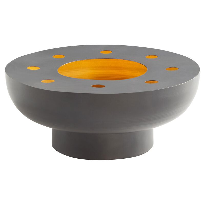 Naktis Bowl| Black| Brass Bowl by Cyan Designs