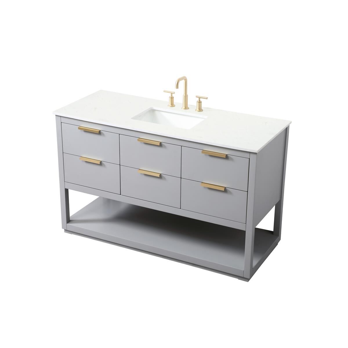 Larkin 54 Inch Bath Vanity by Elegant Decor