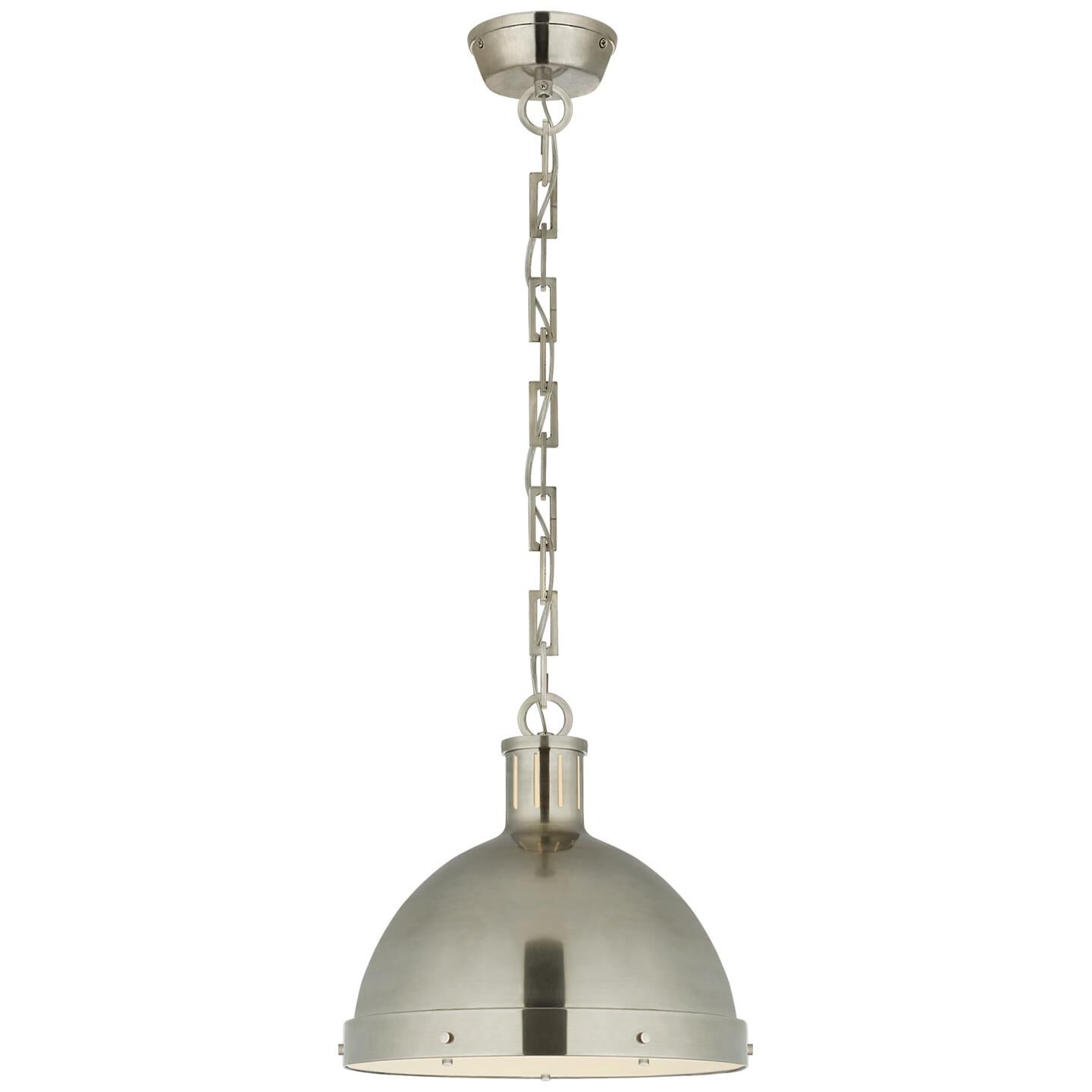 Shown in Antique Nickel finish and Frosted Acrylic glass