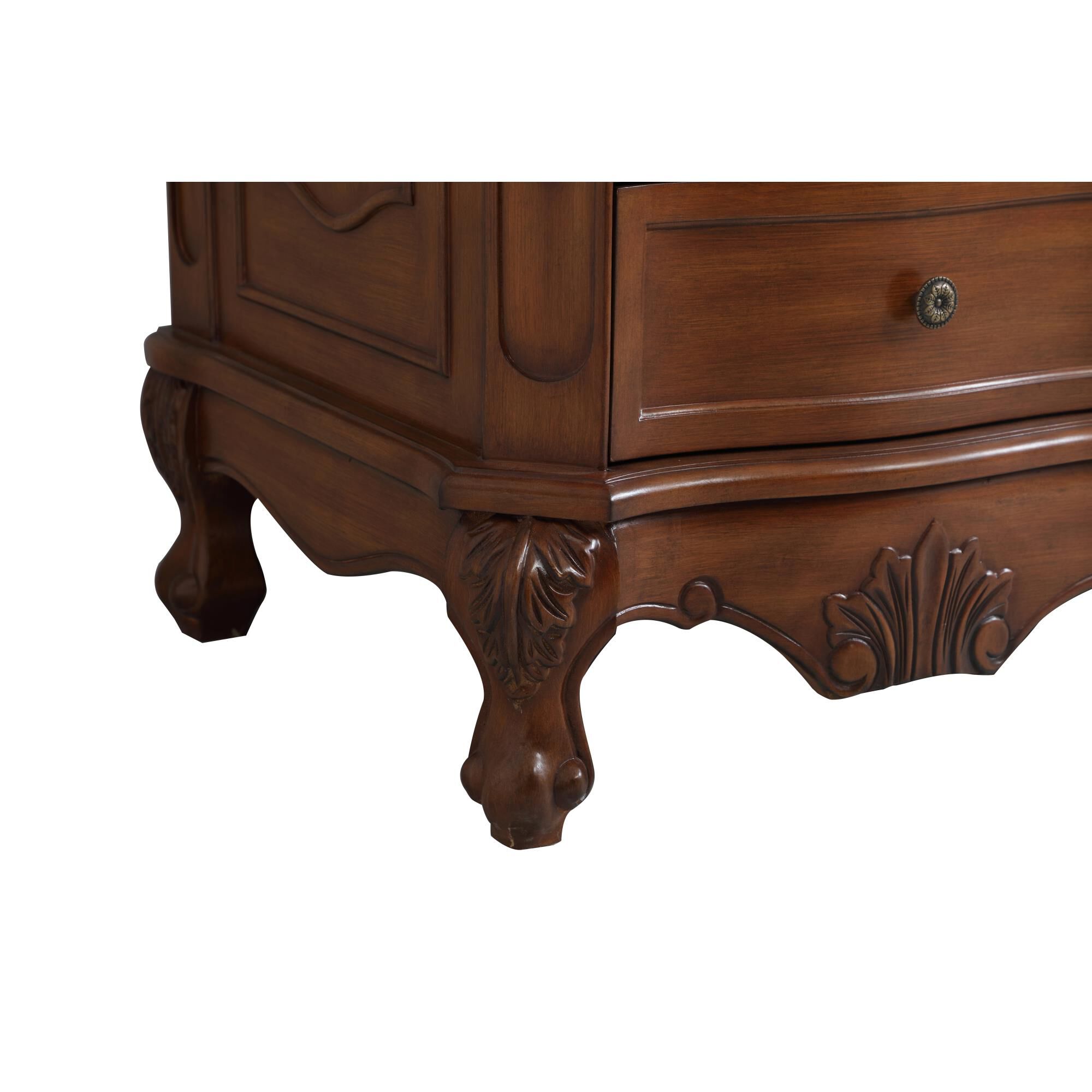 Shown in Teak finish